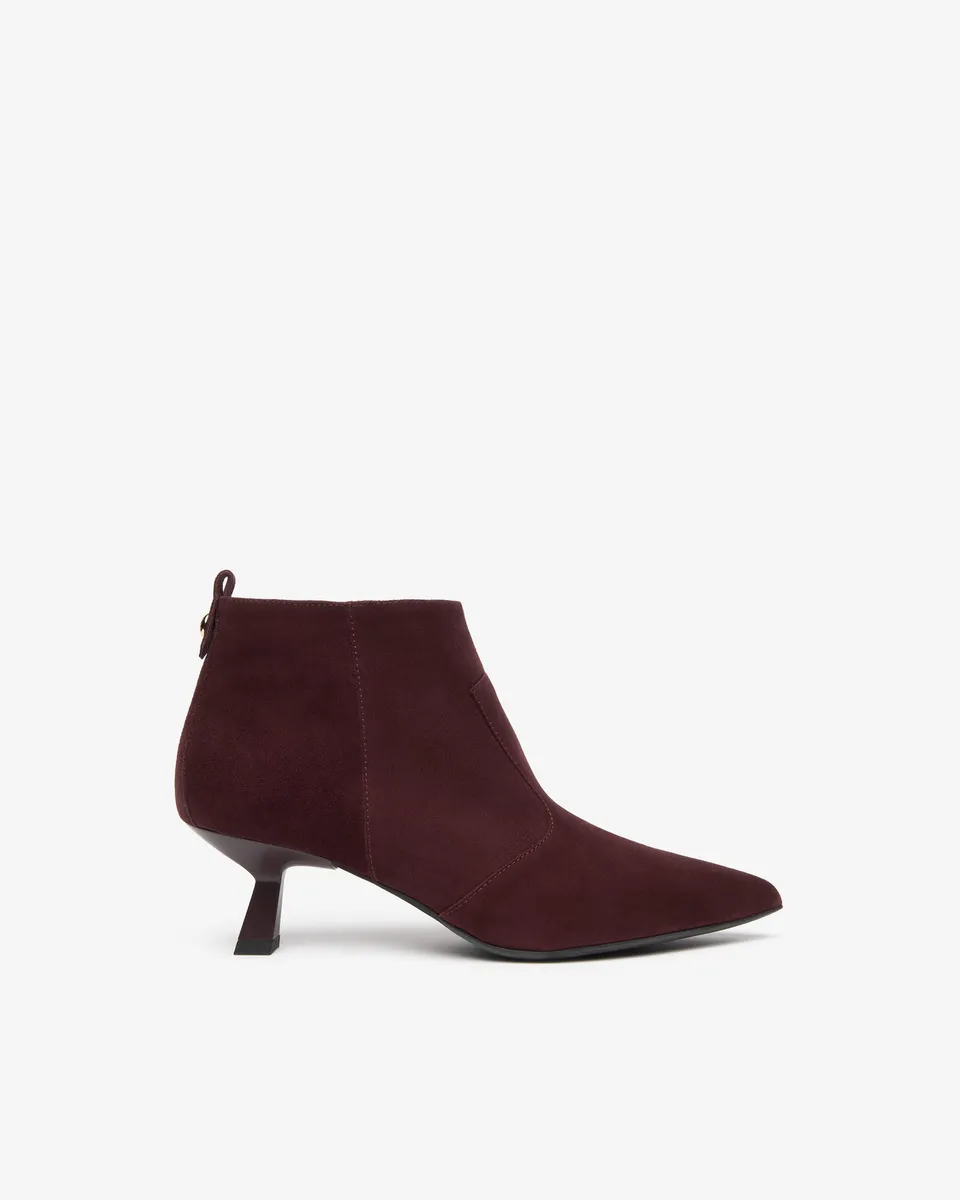 Nero Giardini Ankle Booties bottines daim femme zip talon 5,5 cm