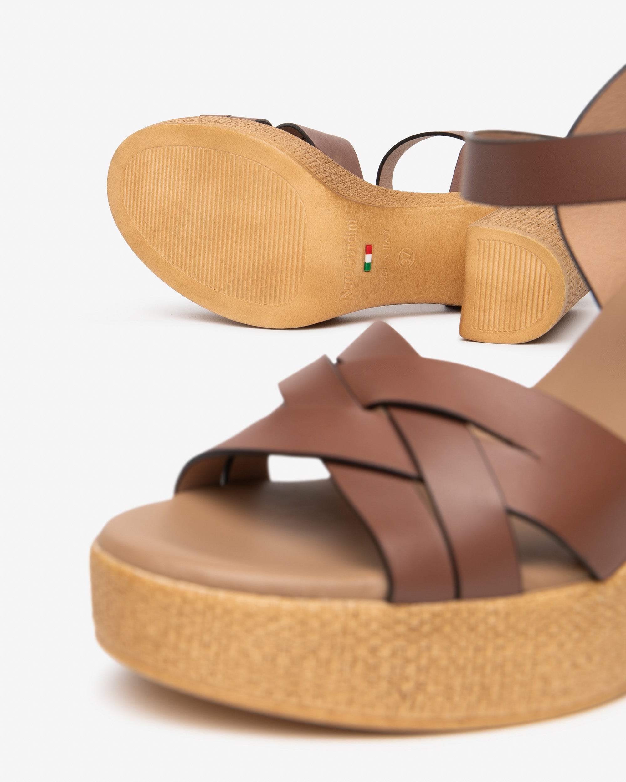 Nero Giardini Sandals sandale cuir femme été