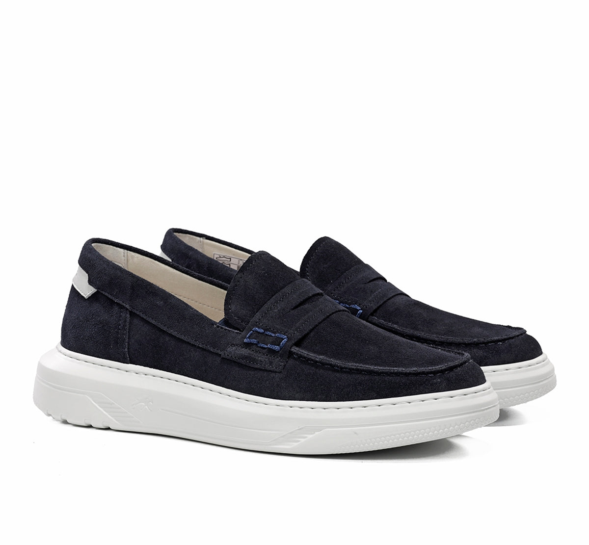 Fluchos Boston F2224 mocassin homme bleu confort
