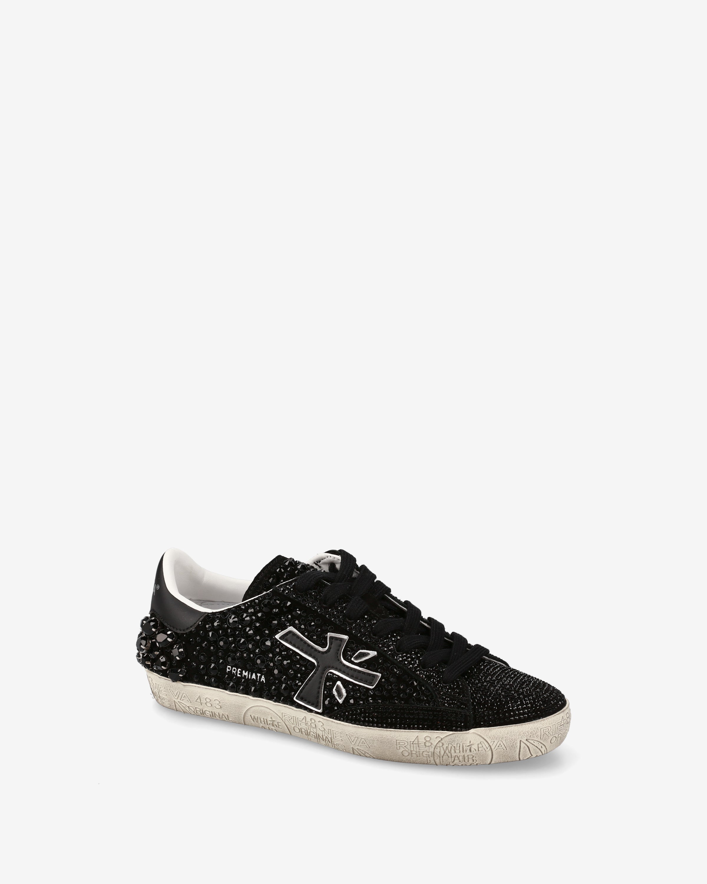 Premiata Stevend 7847 sneakers noir cristaux femme
