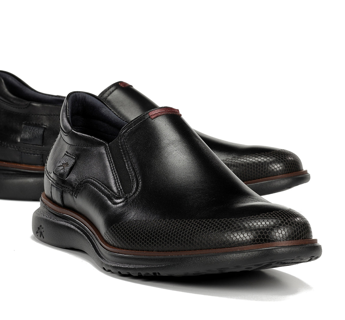 Fluchos Fenix F0205 slip on noir homme cuir