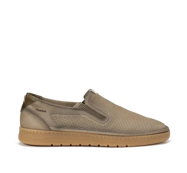 Fluchos Leo F1946 slip-on homme marron rétro