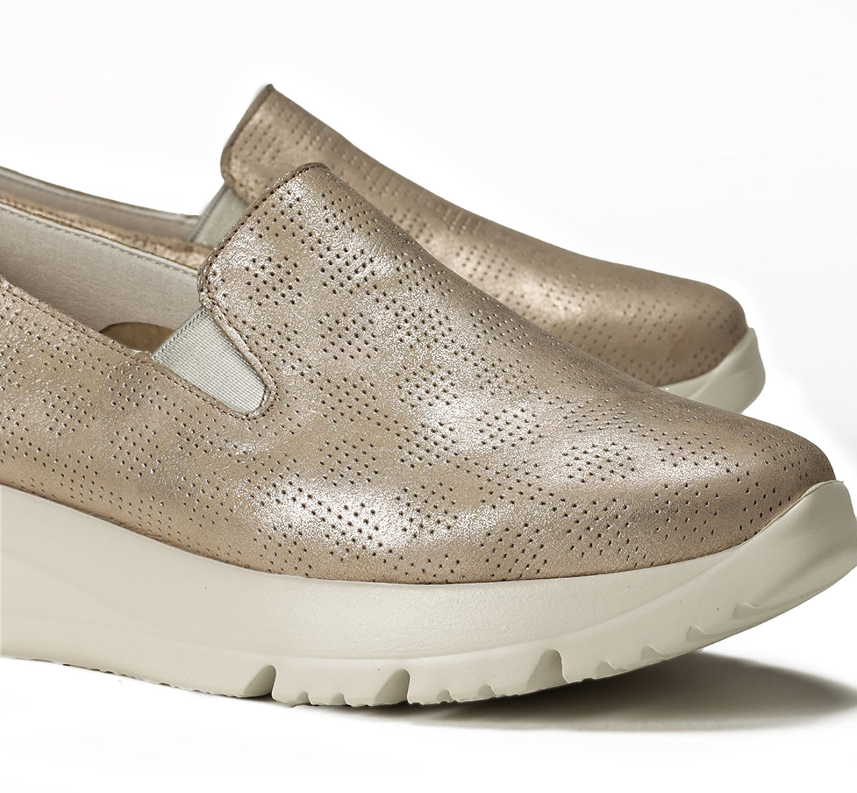 Fluchos Eira F1926 baskets femme doré confort