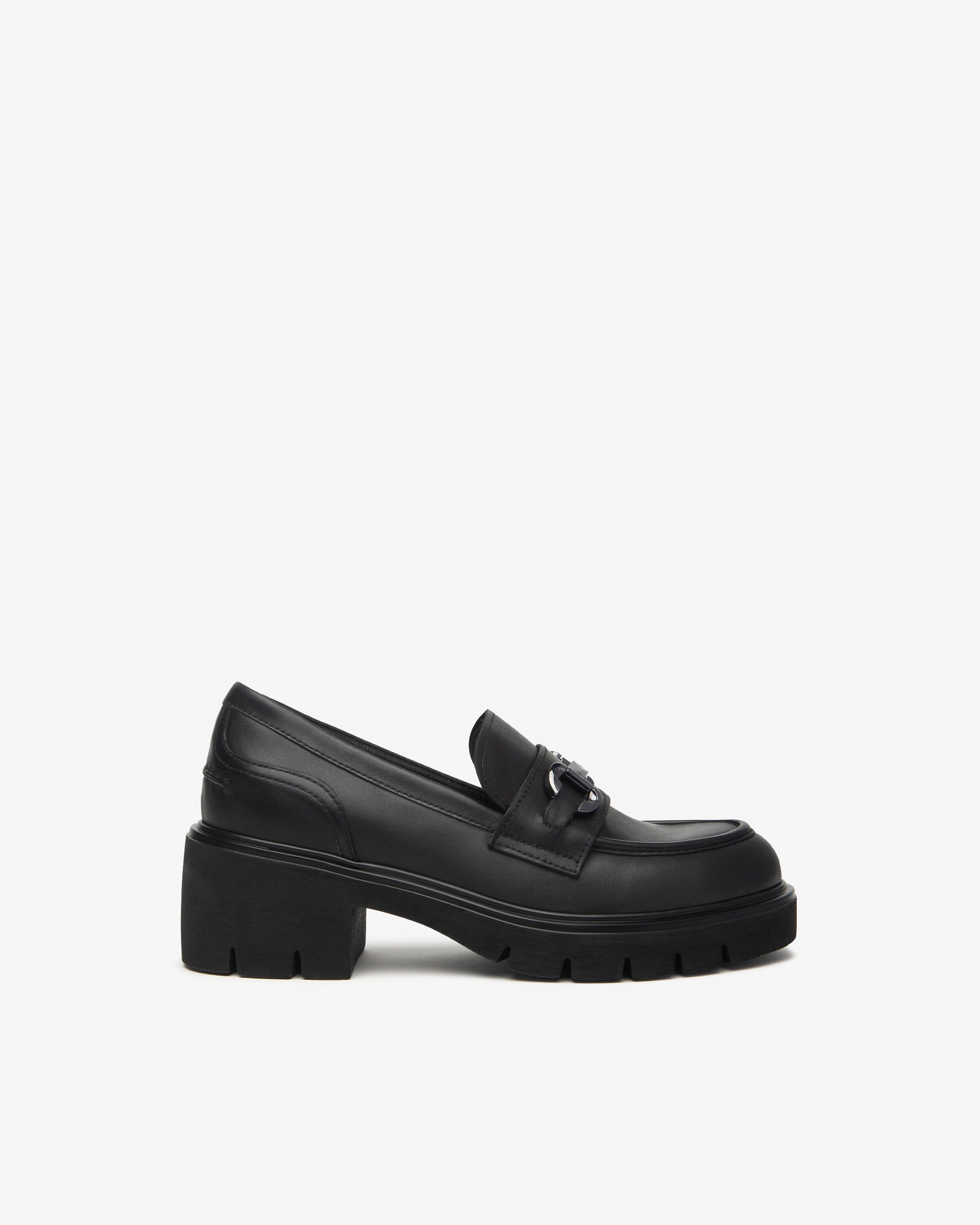 Nero Giardini Loafers mocassins cuir femme talon 60 mm