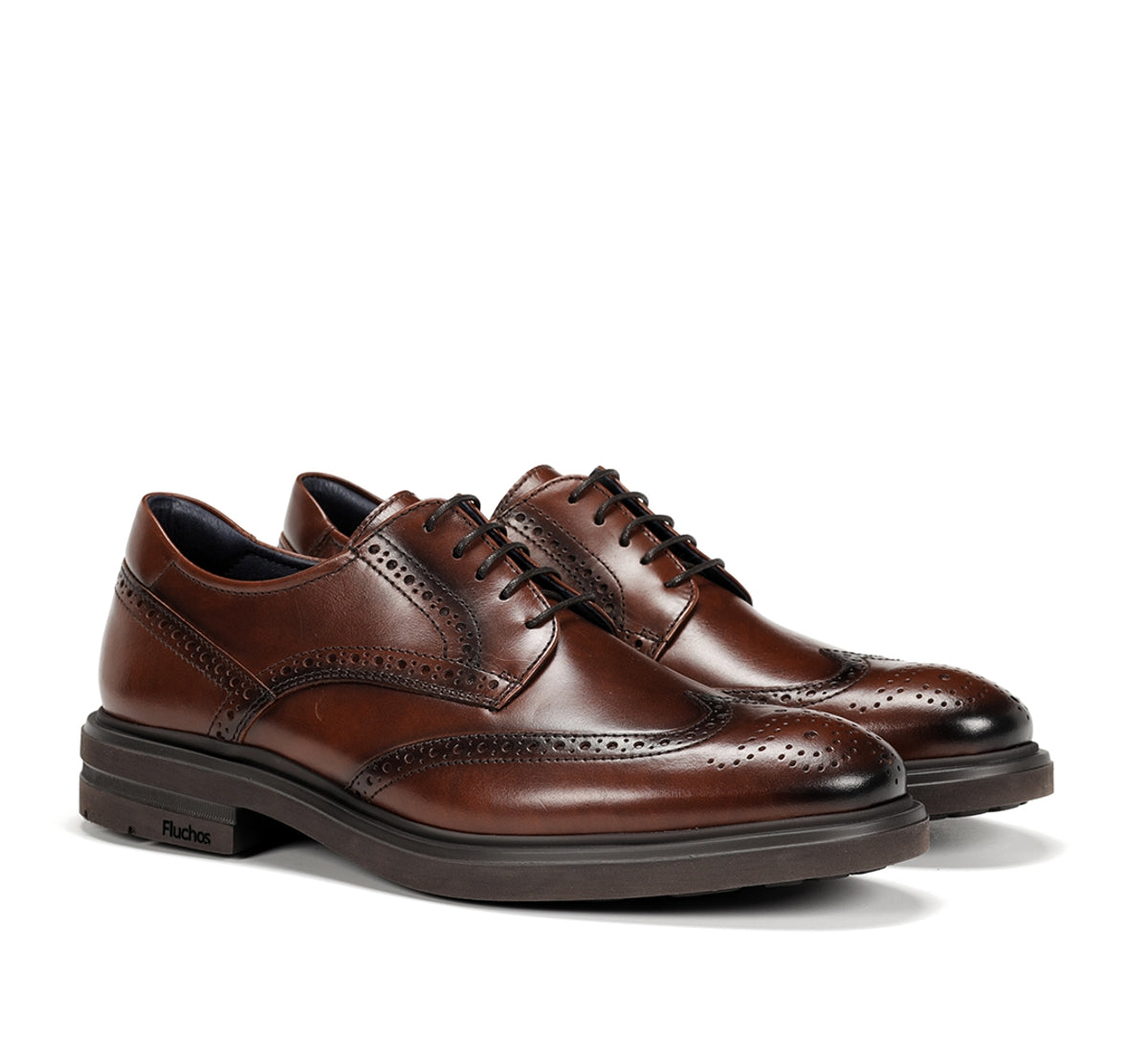Fluchos Belgas F0628 derbies marron cuir homme