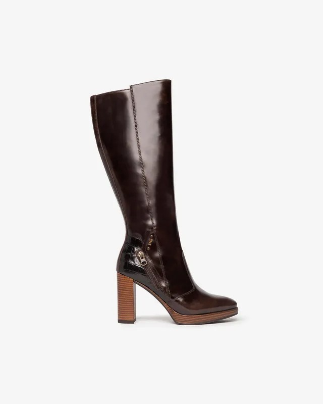 Nero Giardini Boots bottes cuir femme hiver