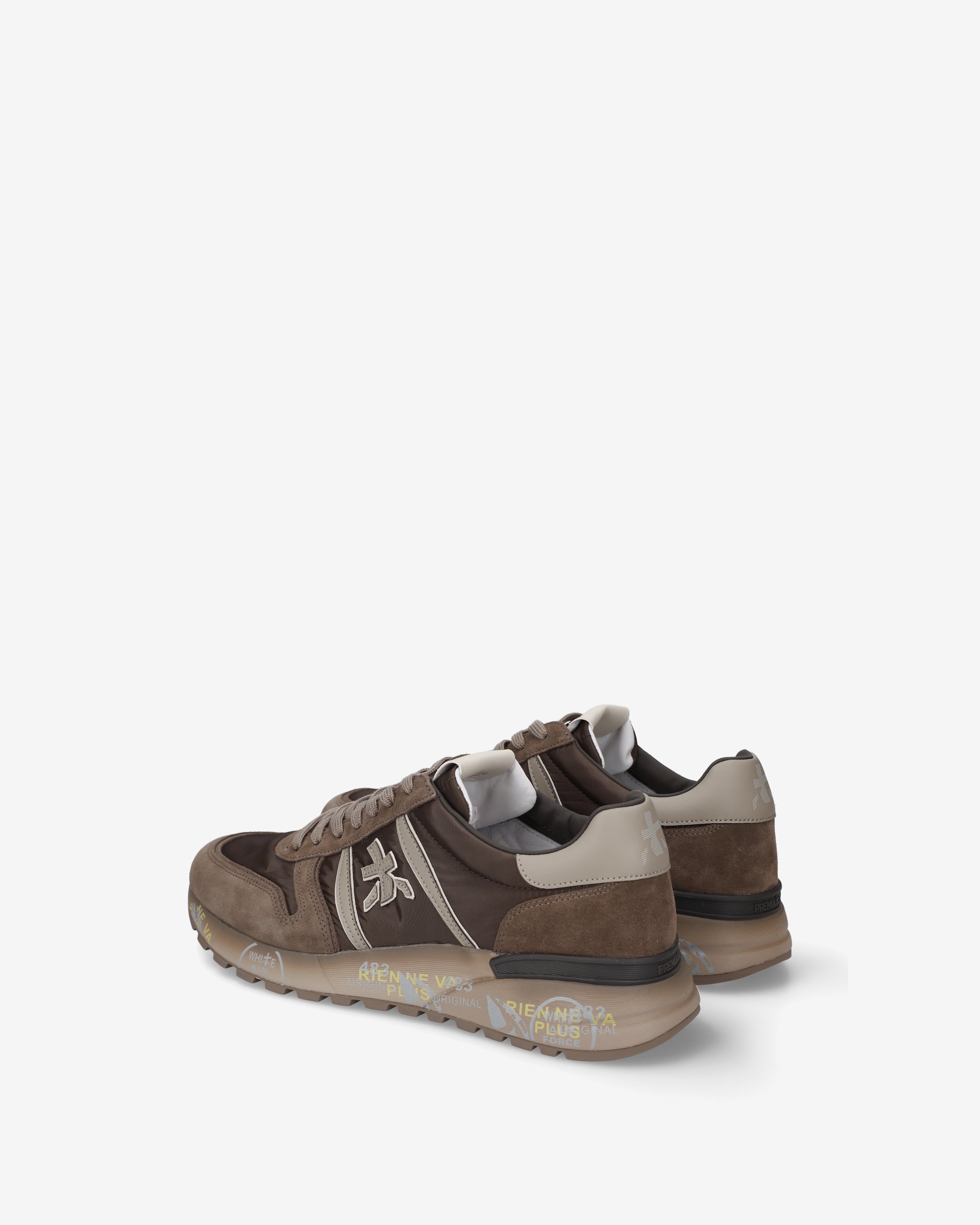 Premiata Lander 8410 sneakers homme nylon marron