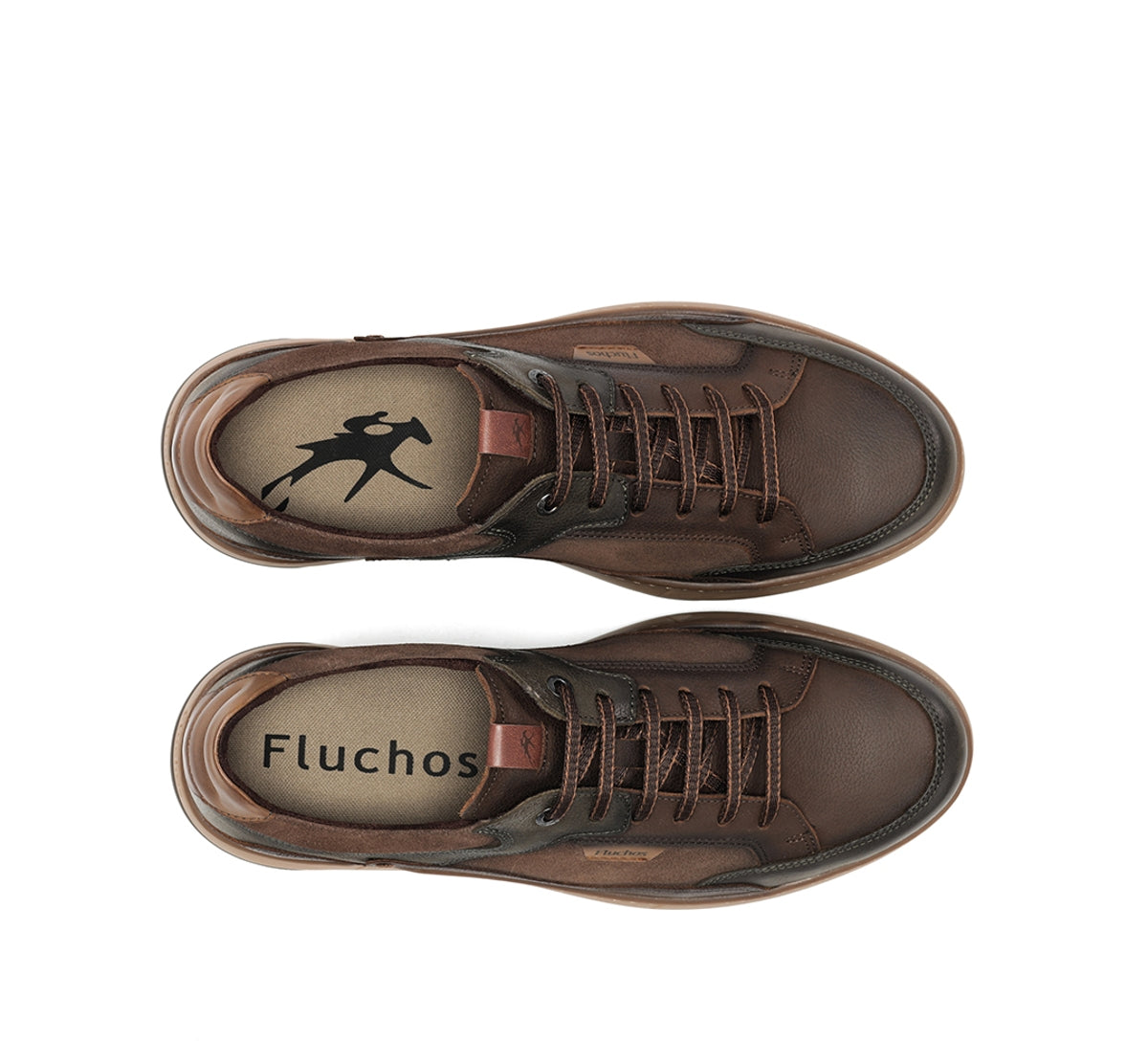 Fluchos Jeff F2279 baskets marron cuir homme