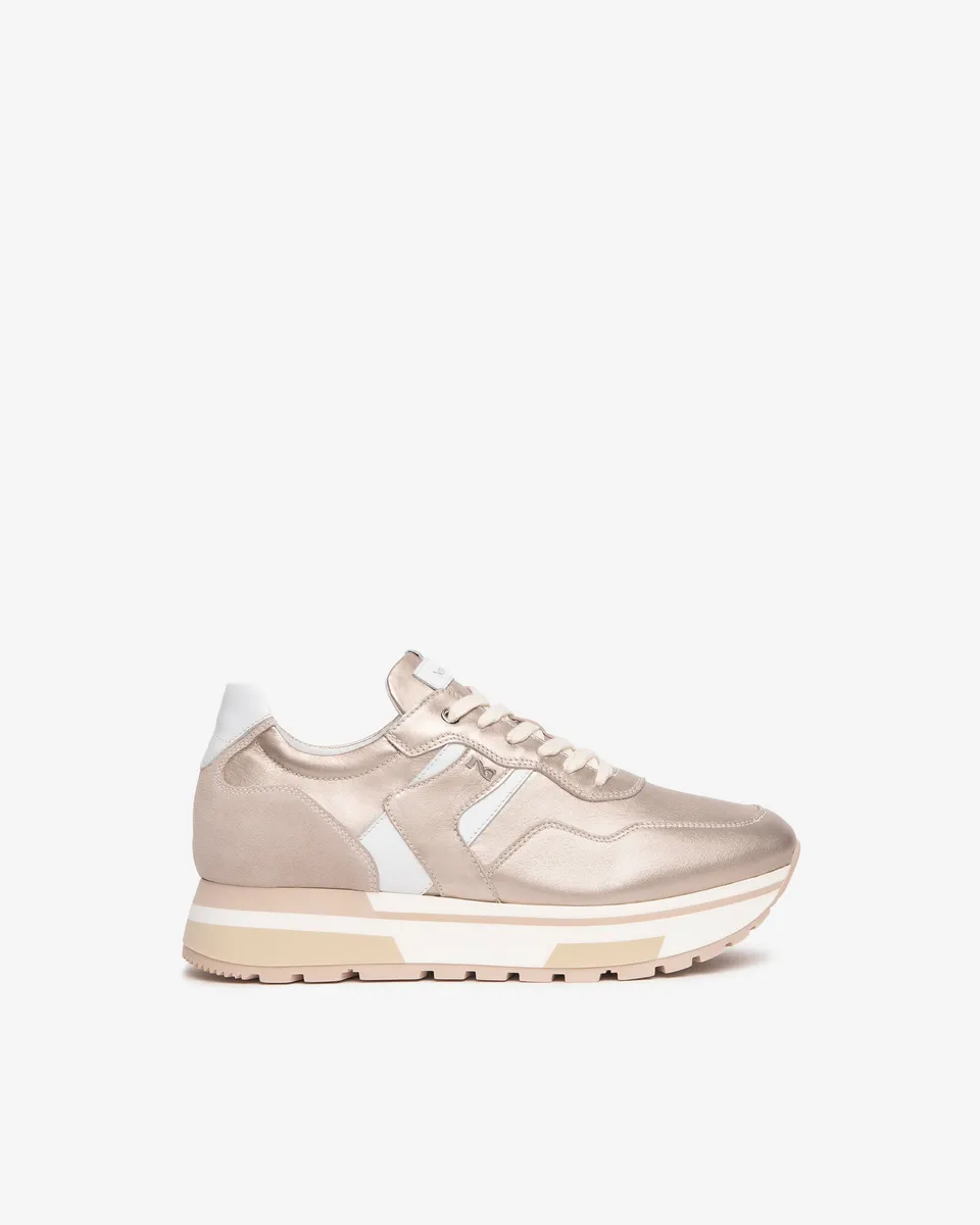 Nero Giardini Sneakers Baskets Cuir Daim Femme