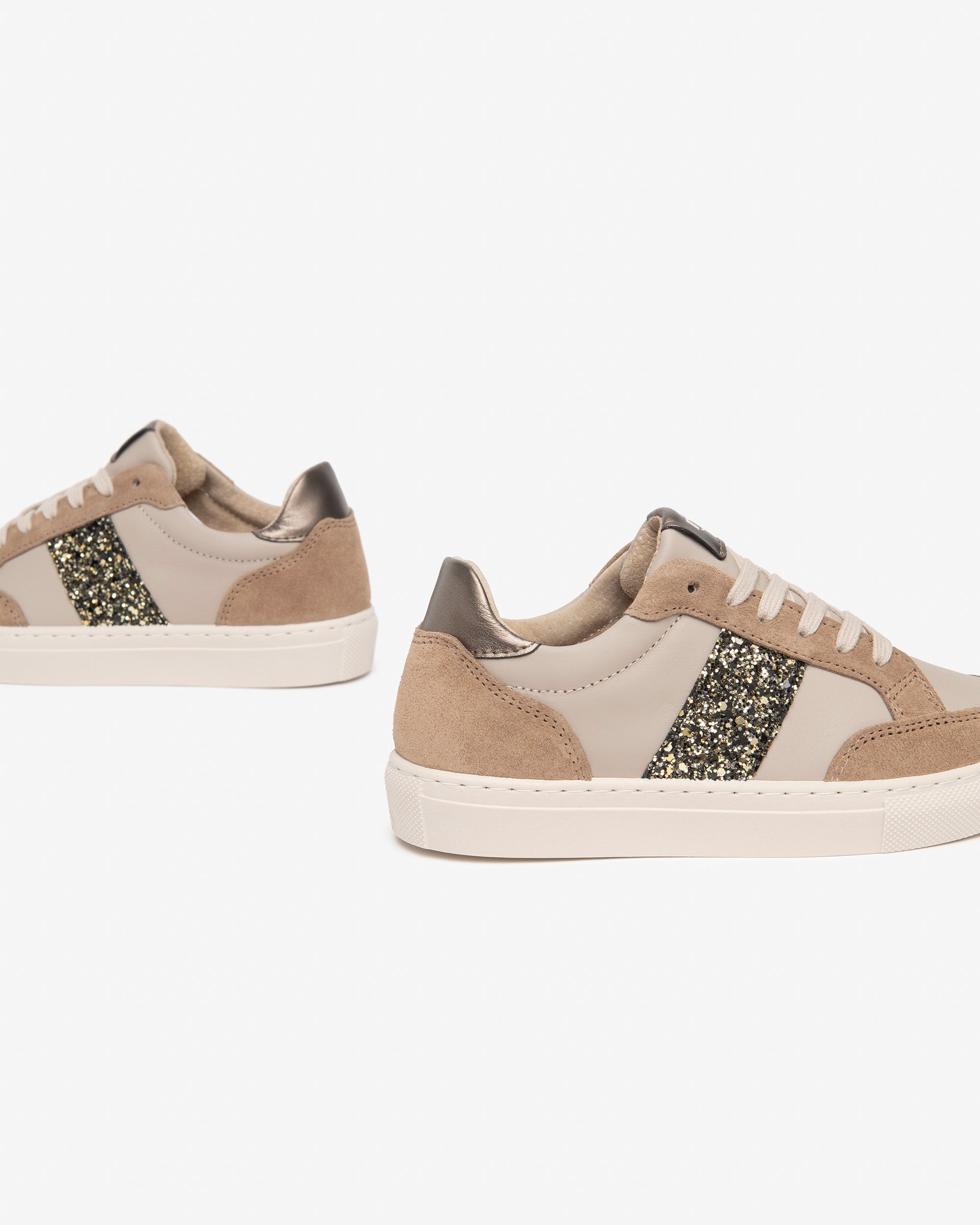Nero Giardini Sneakers baskets fille daim cuir paillettes 24-39