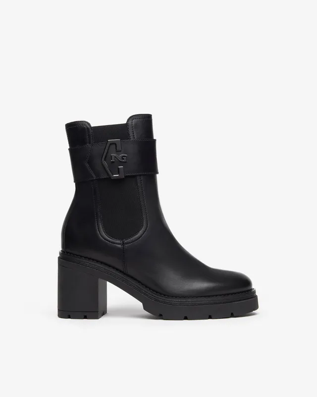 Nero Giardini Chelsea Boots combat femme cuir
