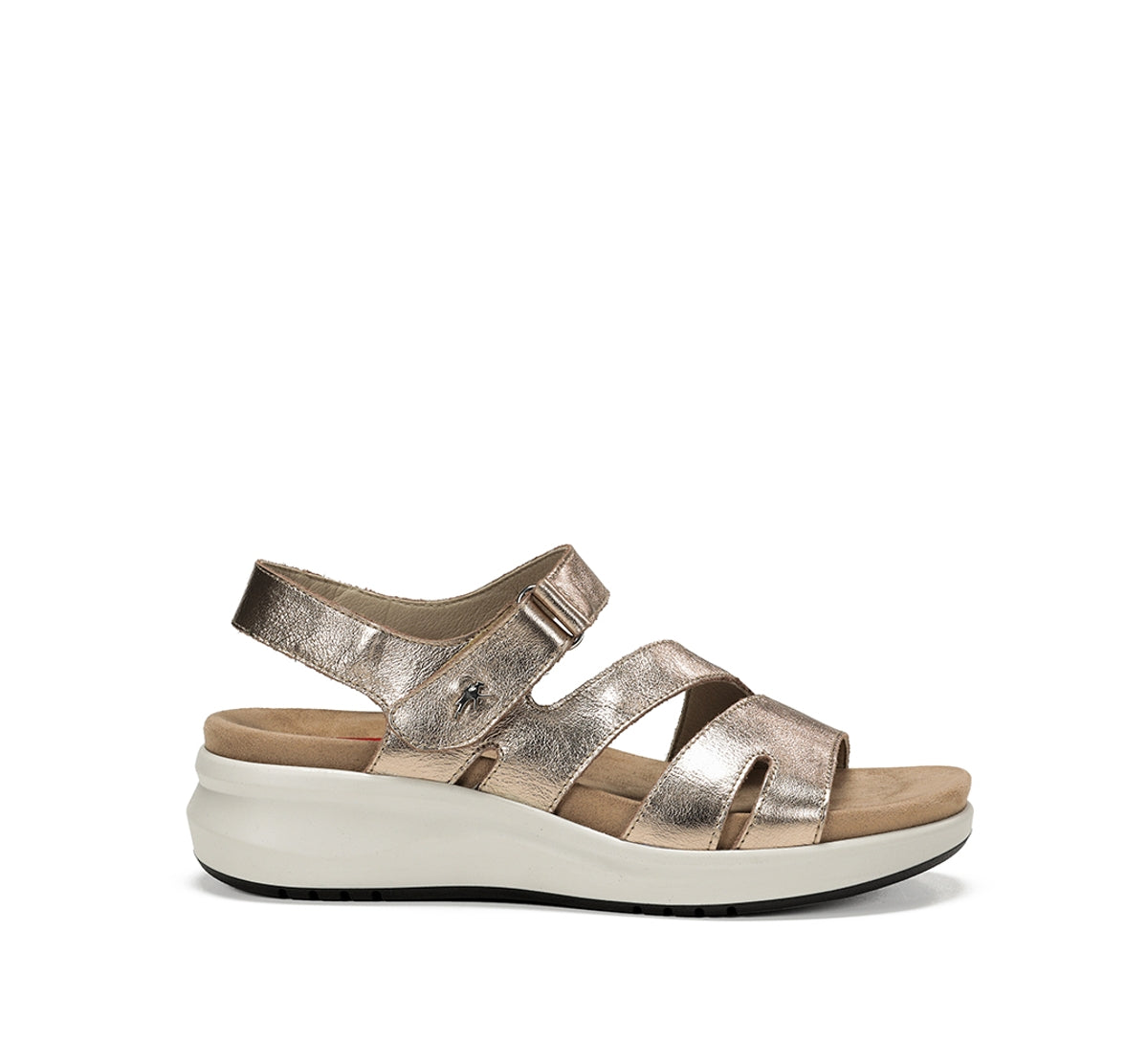 Fluchos Yagon F1478 Sandale Dorée Femme Souple