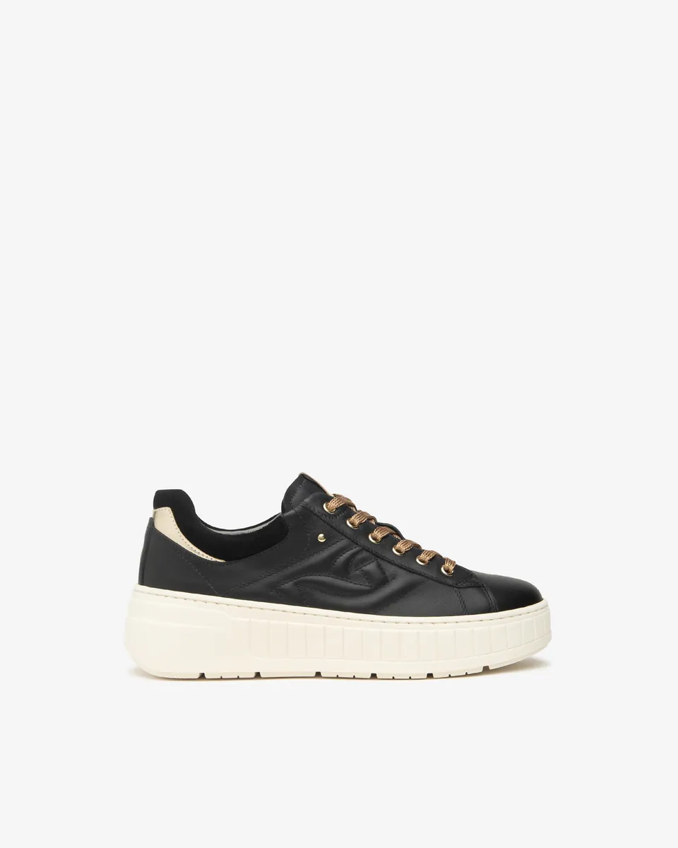 Nero Giardini Sneakers daim cuir tissu technique femme