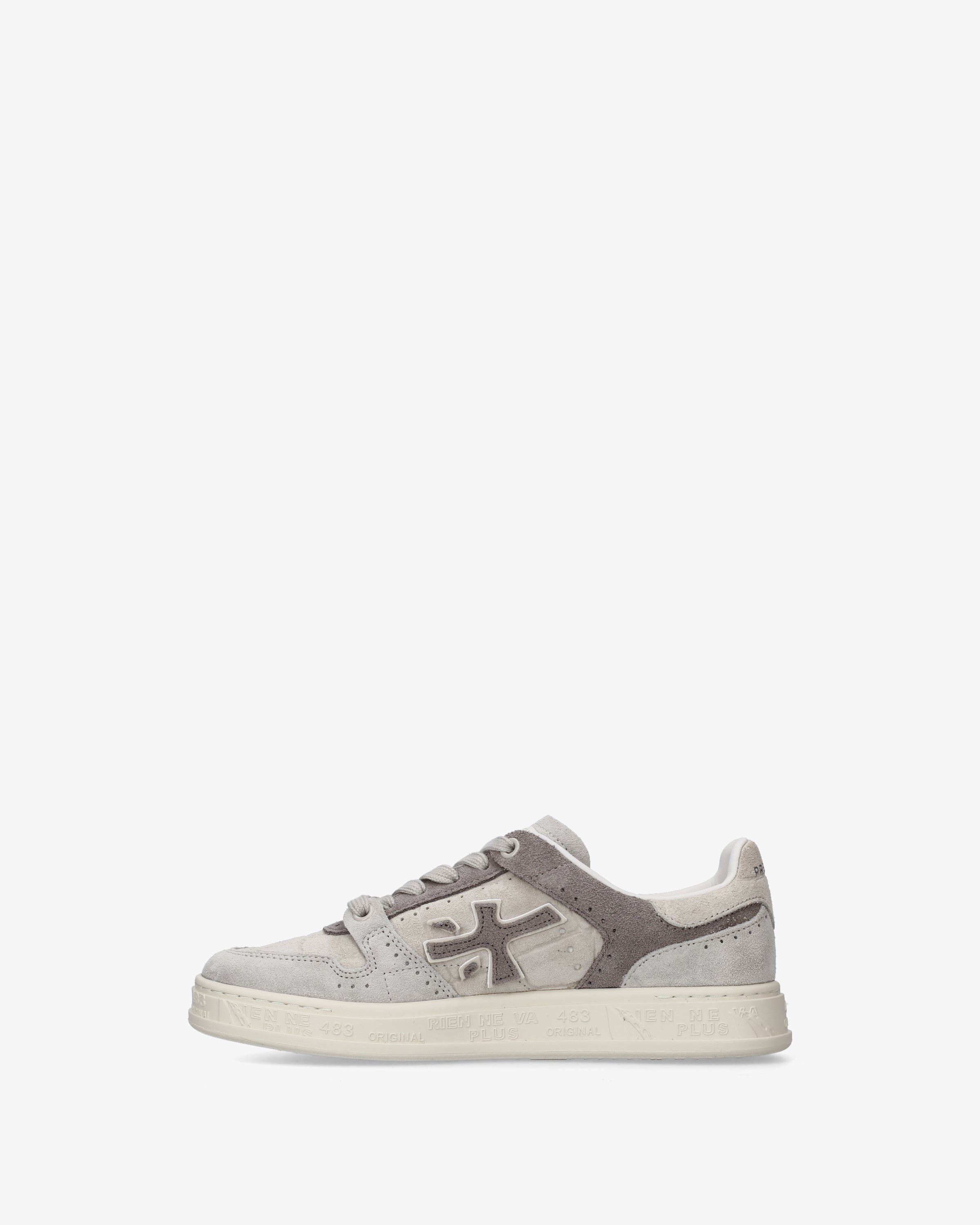 Premiata Quinnd 8646 sneakers femme crème gris cuir