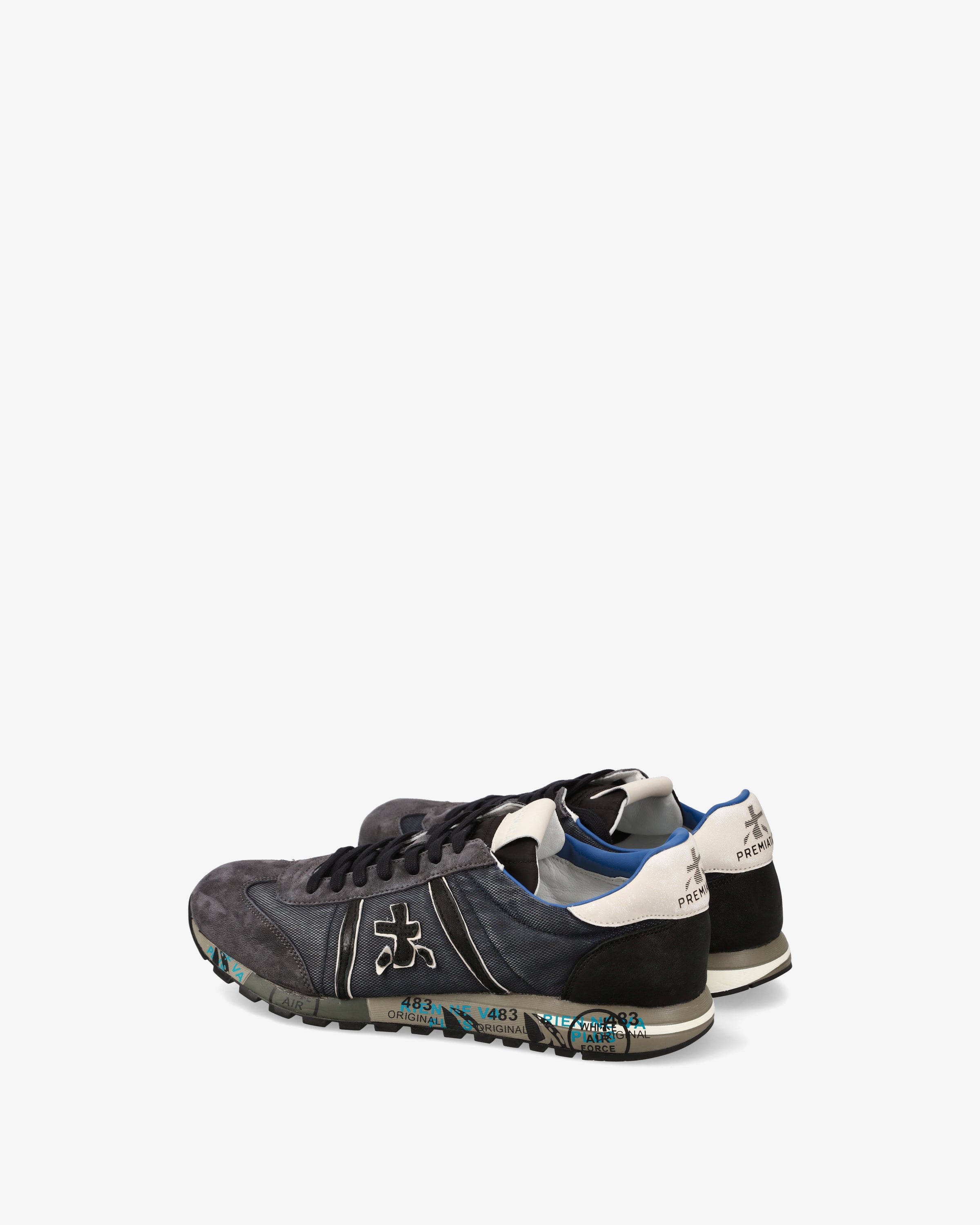 Premiata Lucy 7770 sneakers homme bleu running