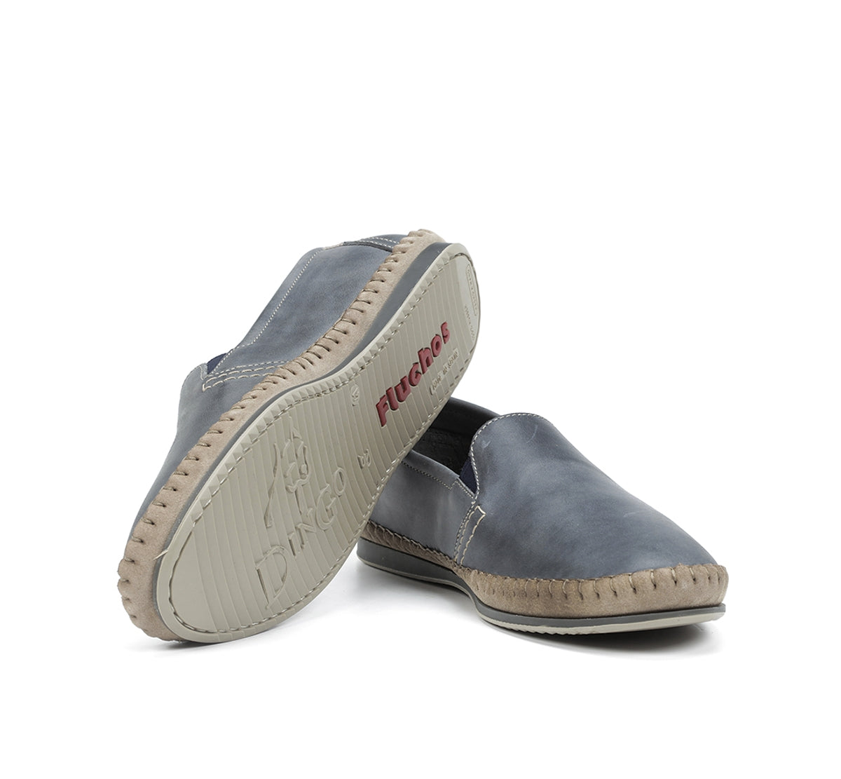 Fluchos Bahamas 8264 mocassin bleu homme sans lacets