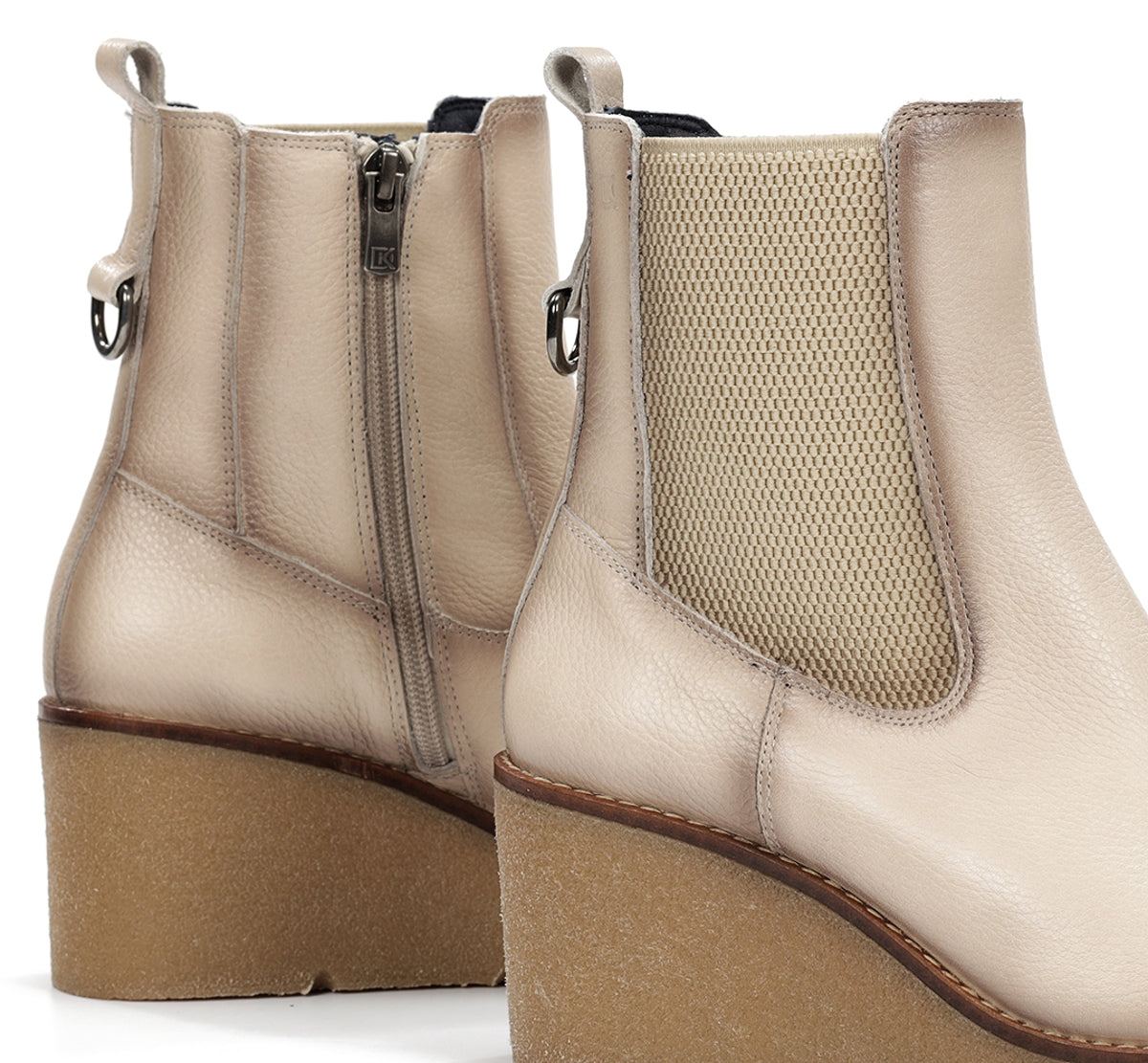 Dorking by Fluchos Lalie D9191 bottine taupe femme cuir