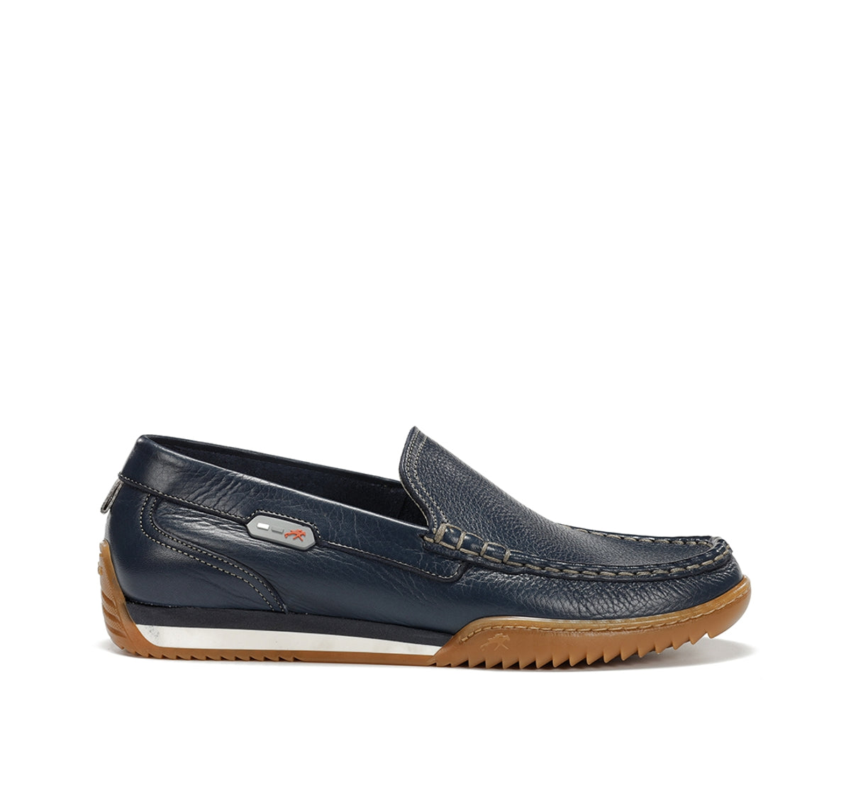 Fluchos Bruno F2432 mocassins homme bleu cuir