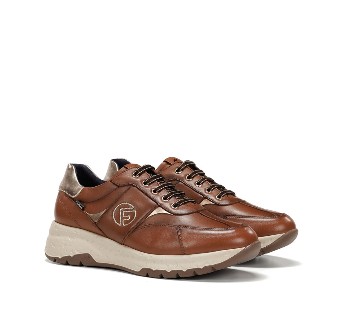Fluchos Nexus F2309 baskets marron femme cuir