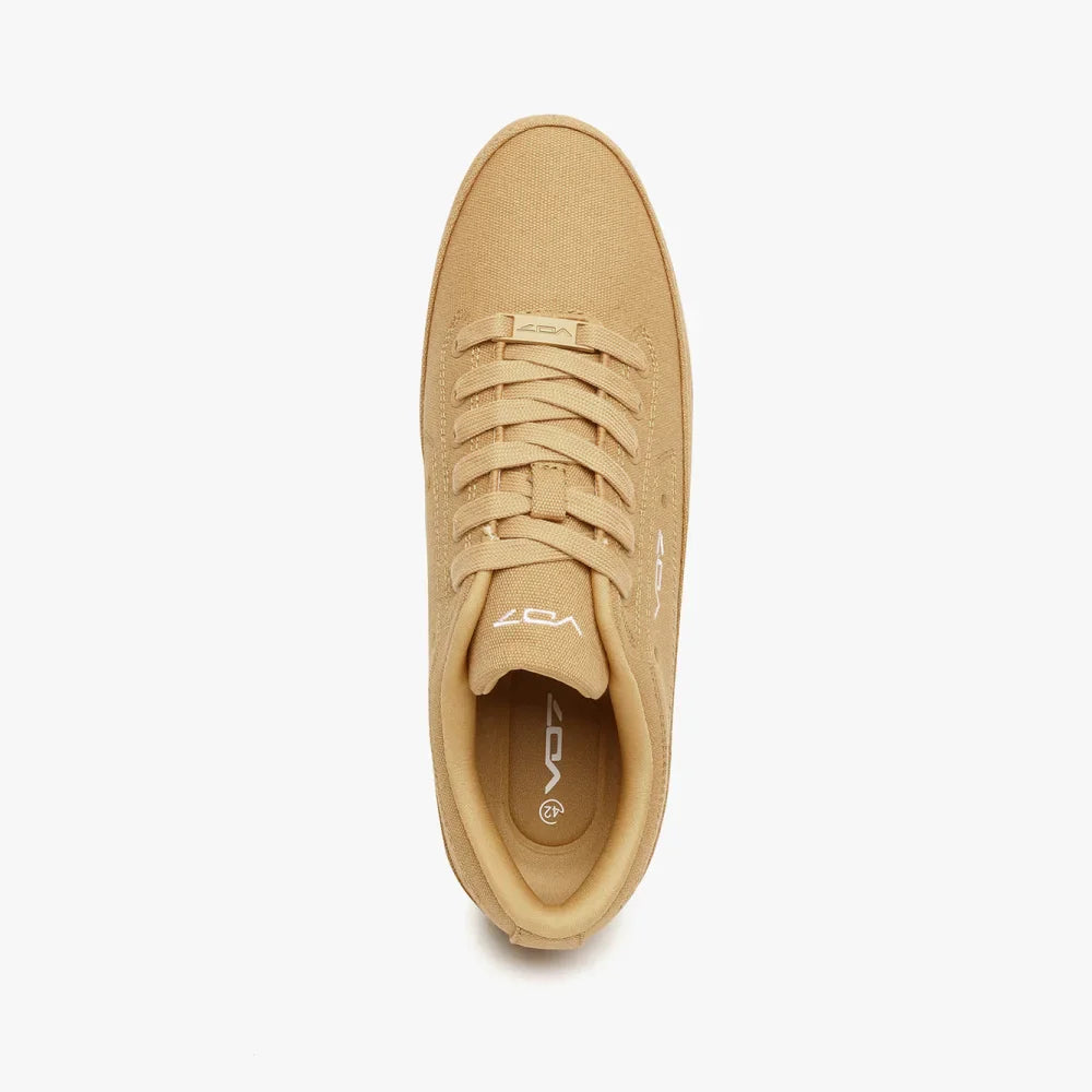 VO7 Yacht 10 Taupe sneakers toile taupe semelle blanche