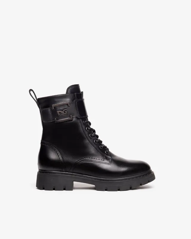 Nero Giardini Combat Boots rangers cuir femme