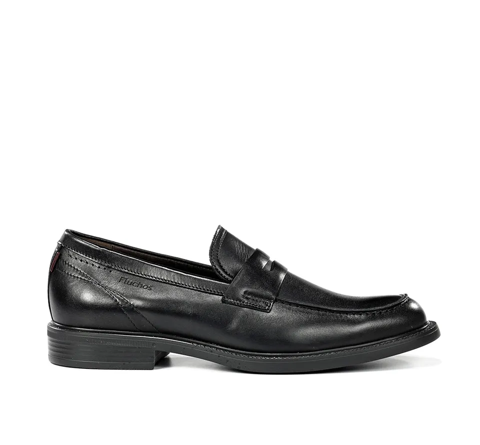 Fluchos Adrien F2496 Mocassin Noir Homme Cuir