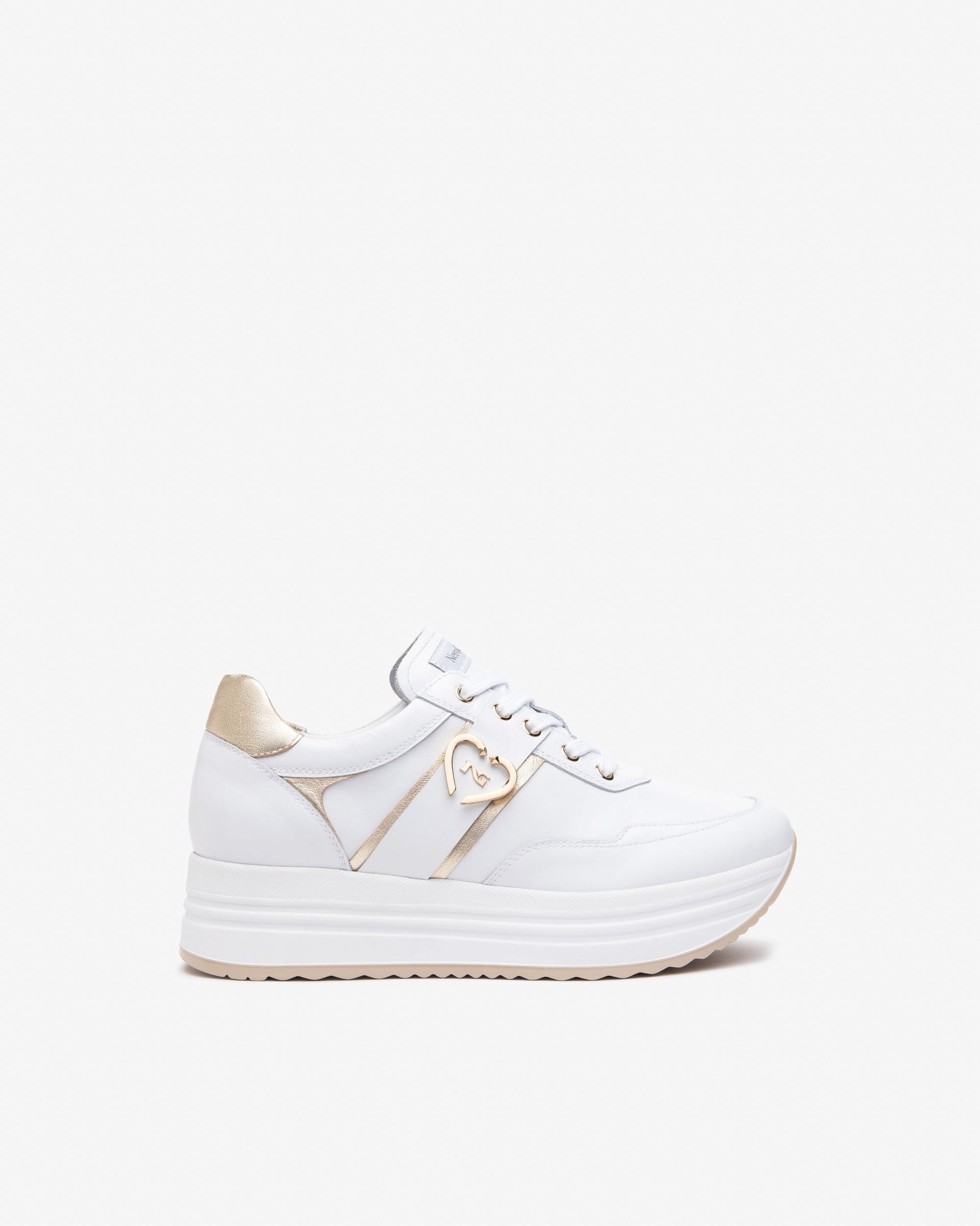 Nero Giardini Sneakers basket cuir tissu technique femme