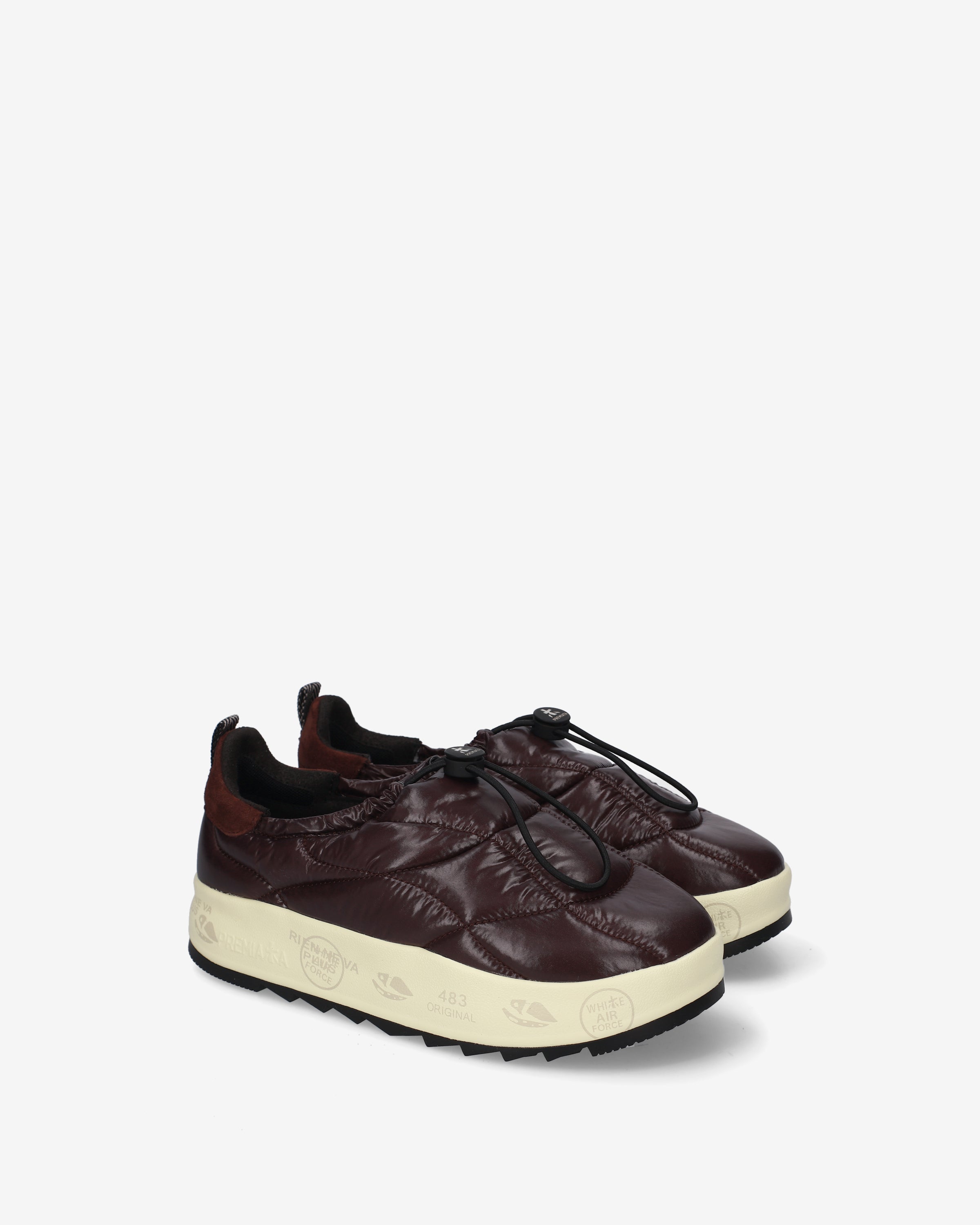 Premiata Puffyd 8681 sneakers femme bordeaux plateforme