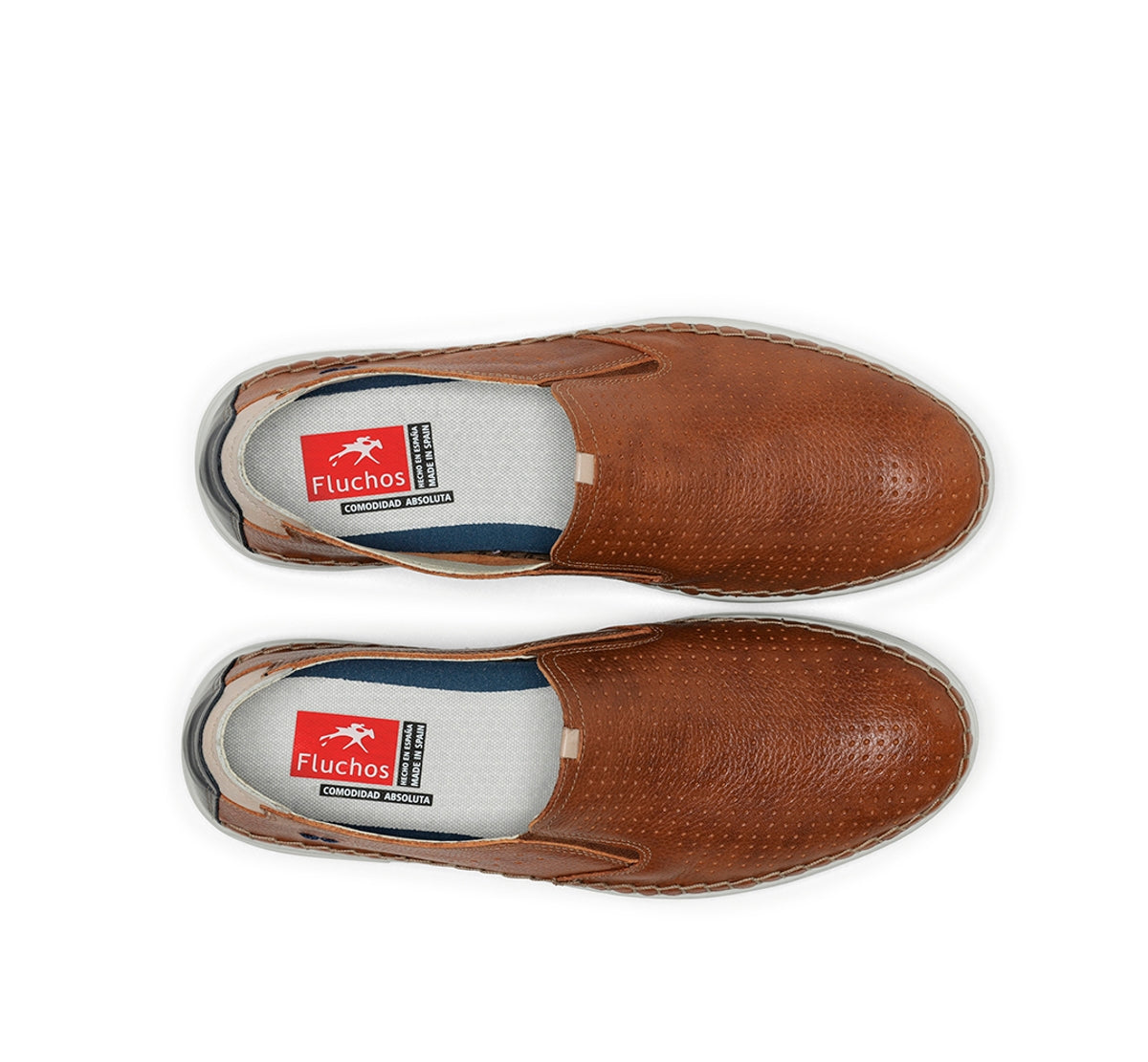 Fluchos Lester F1719 slip on marron homme large