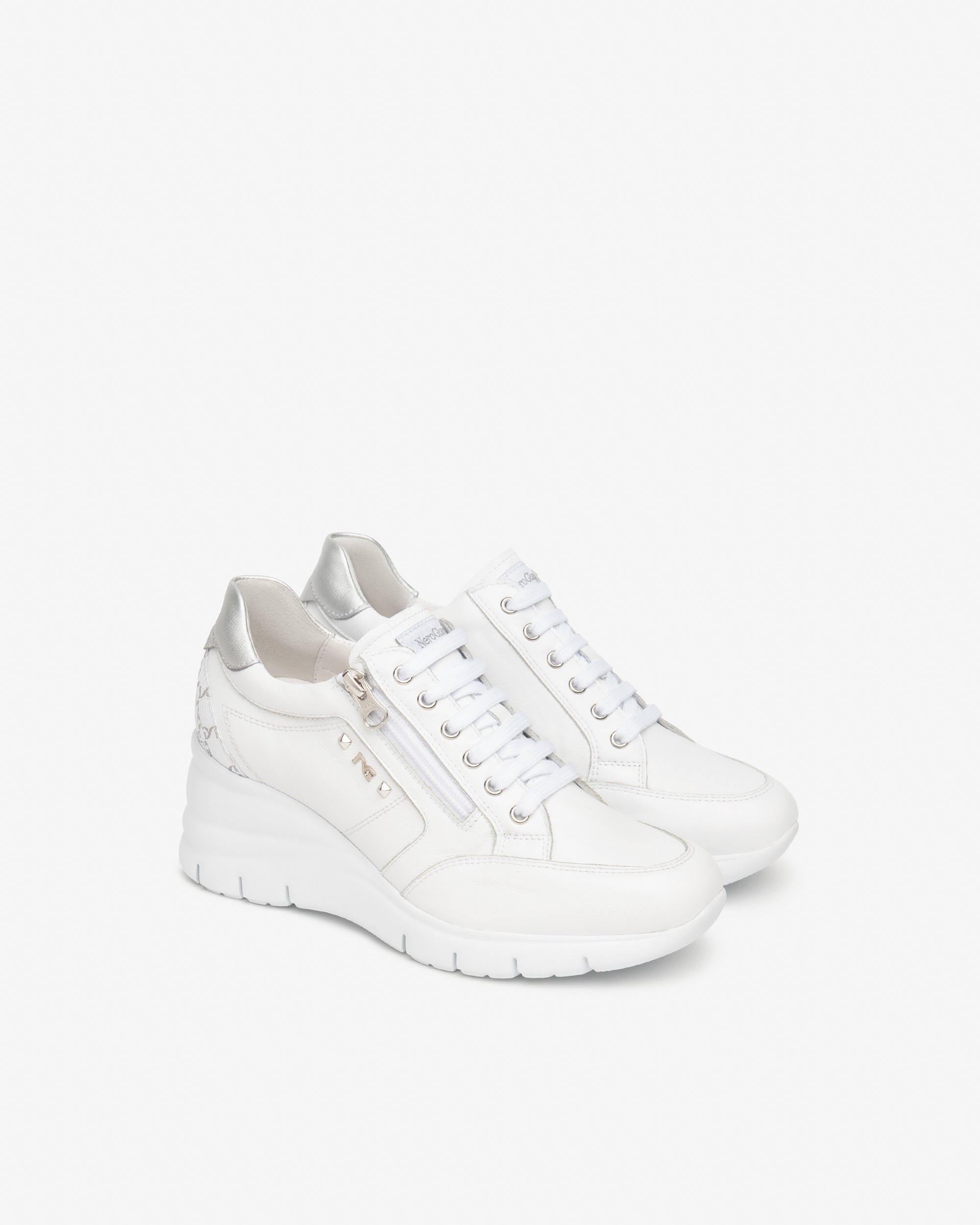 Nero Giardini sneakers cuir tissu femme confort
