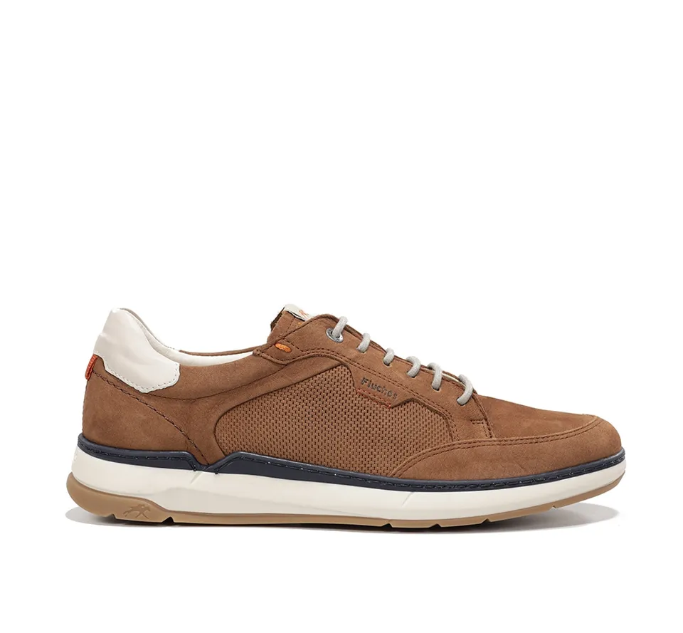 Fluchos Jeff F2211 basket homme marron à lacets