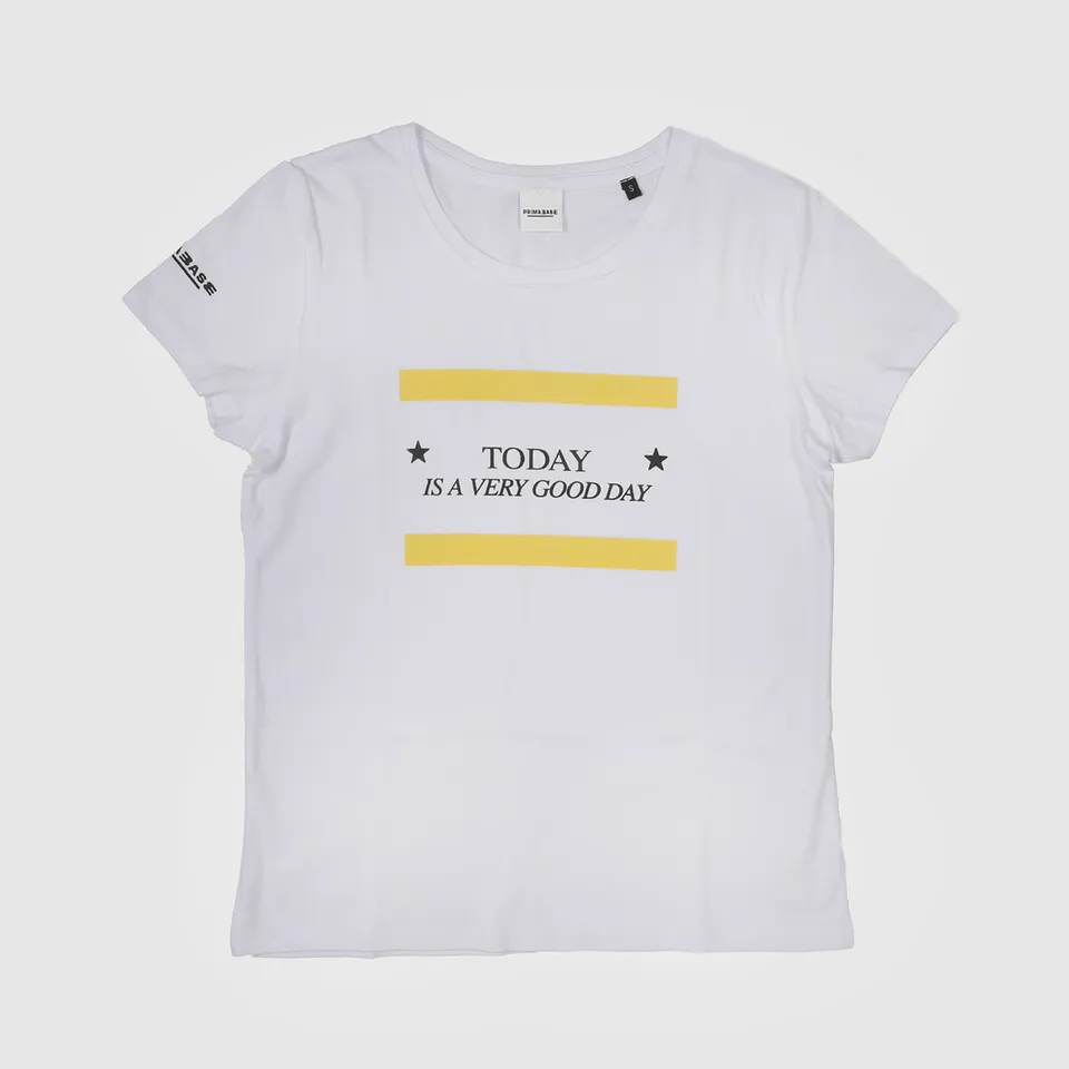 Leitmotiv Bianca T-shirt Femme Blanc Coton