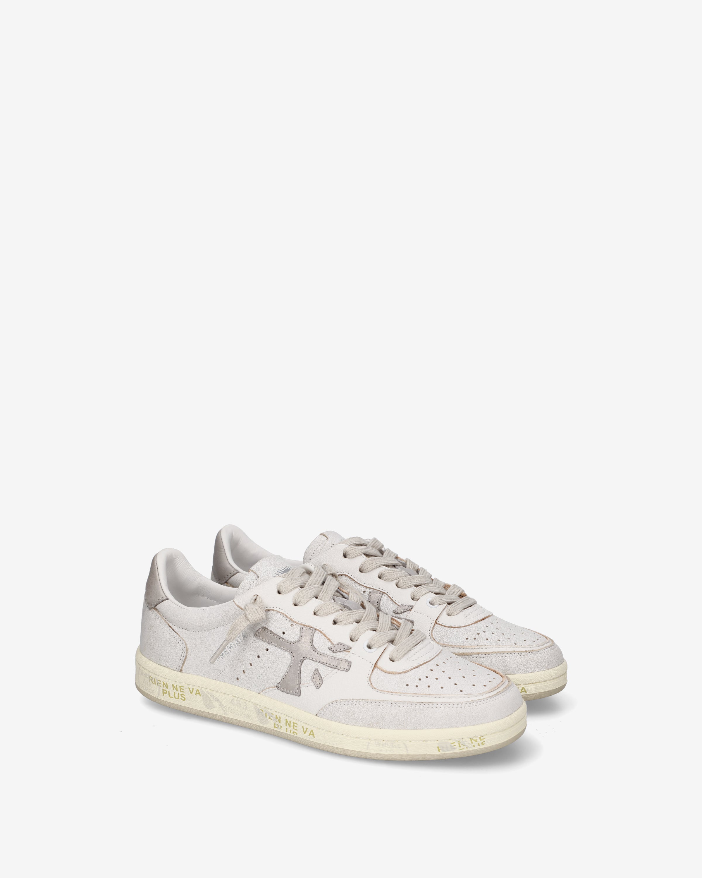 Premiata Bskt Clayd 8447 baskets femme blanc cuir