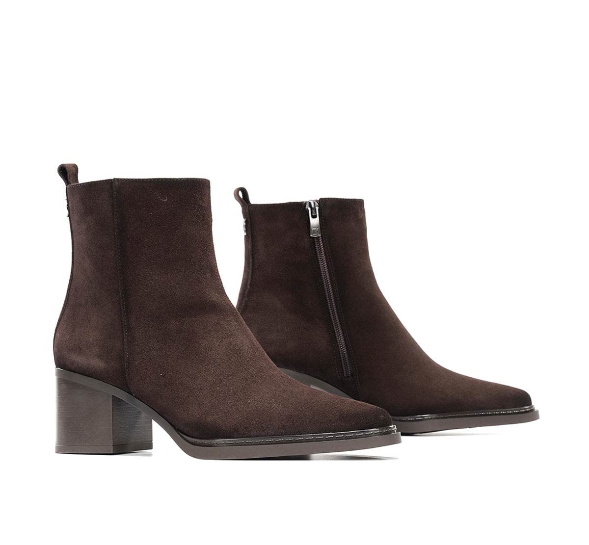 Dorking Tess D9822 bottines marron femme talon