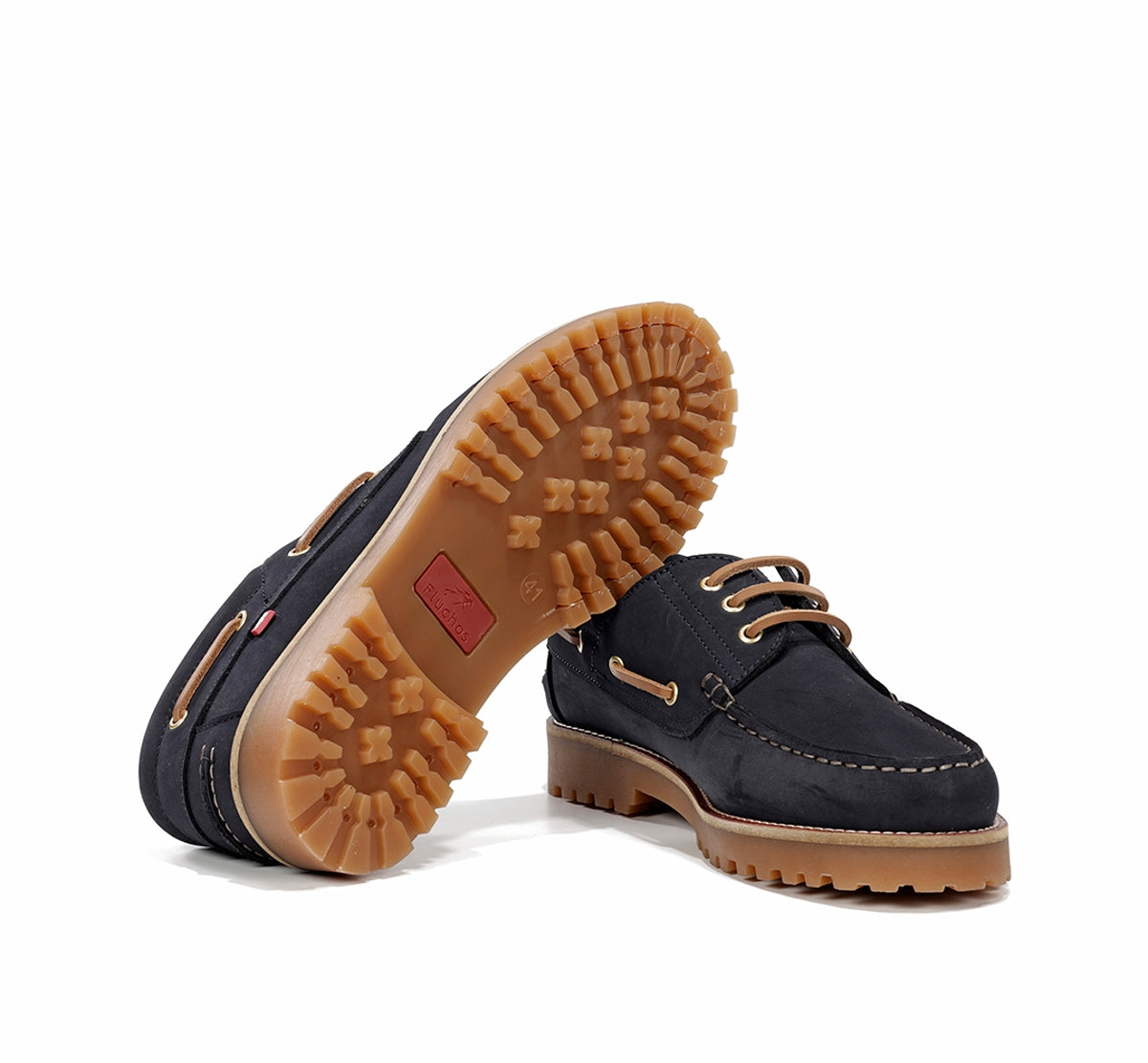 Fluchos Scott F0054 chaussures bateau homme bleu