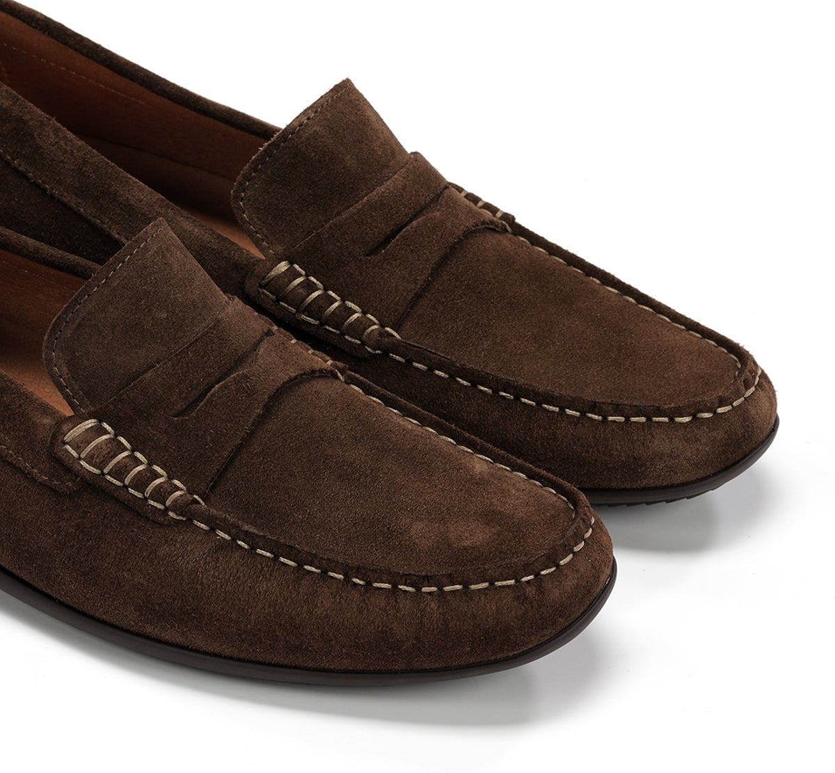 Fluchos Samoa F2207 mocassin homme marron souple