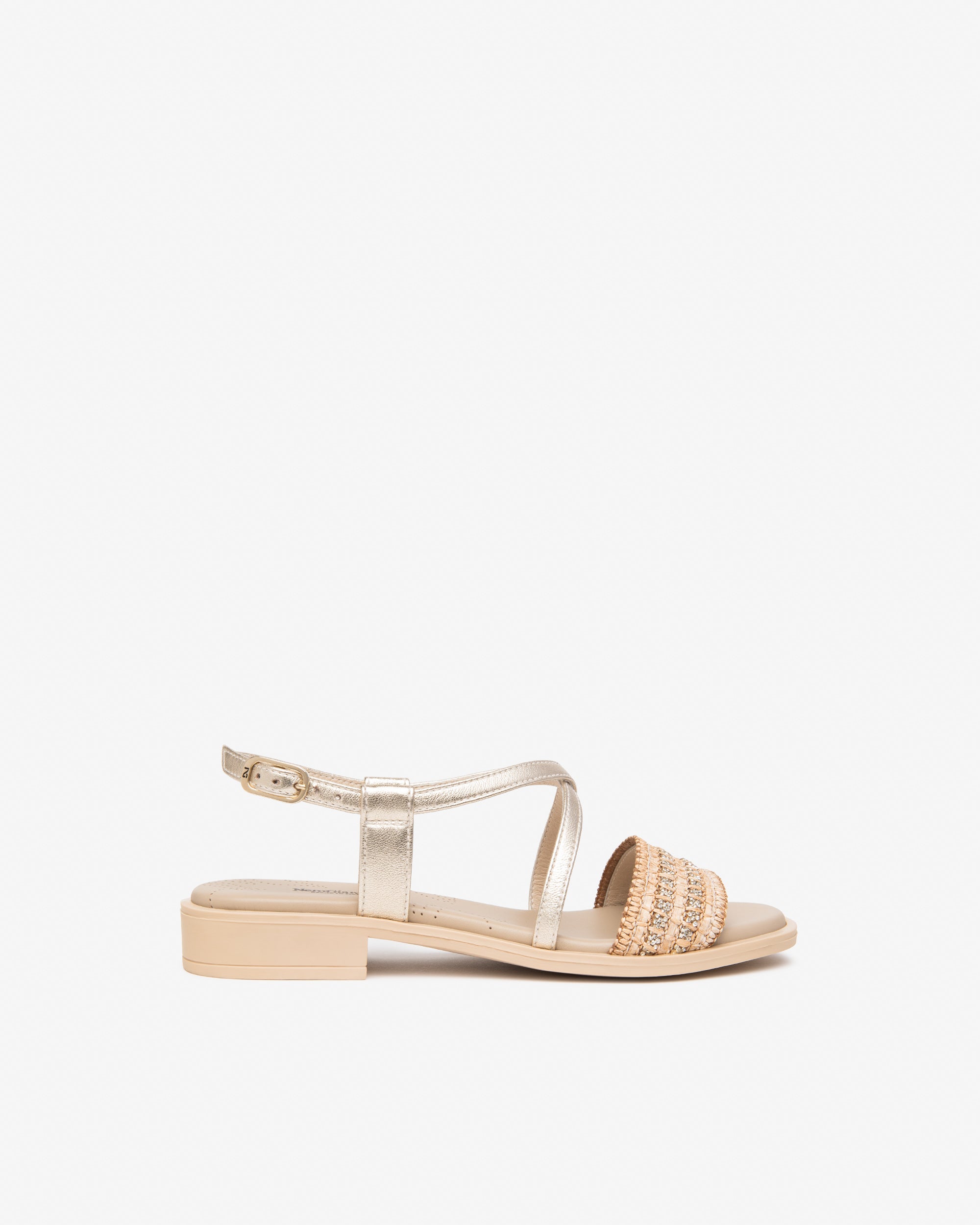 Nero Giardini Slippers Mules Femme Cuir Tissu 38