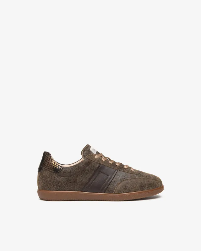 Nero Giardini Sneakers baskets cuir femme vintage