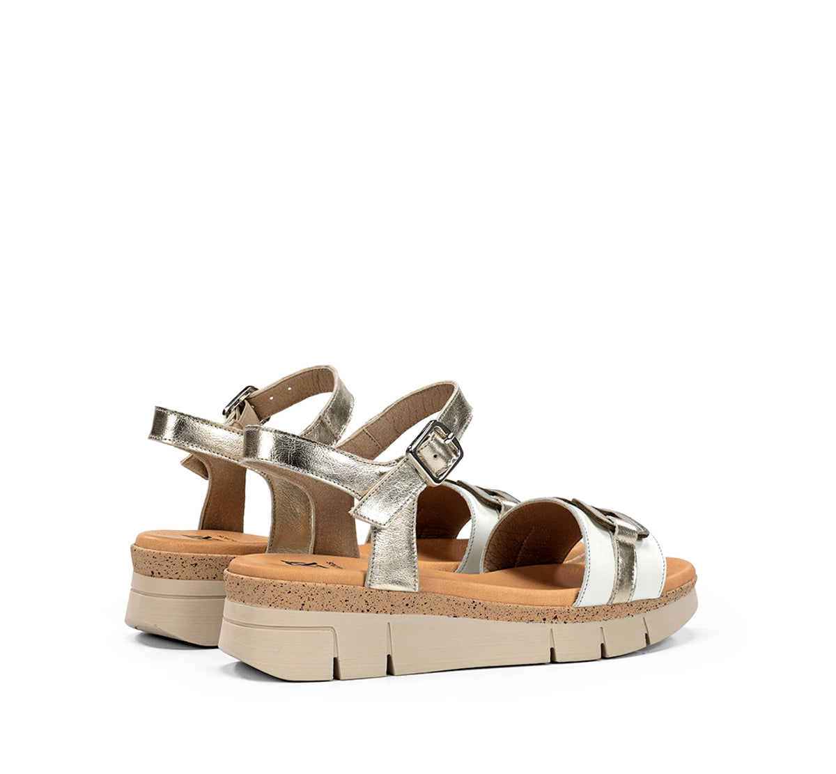 Dorking Klau D9484 sandale femme argent légère