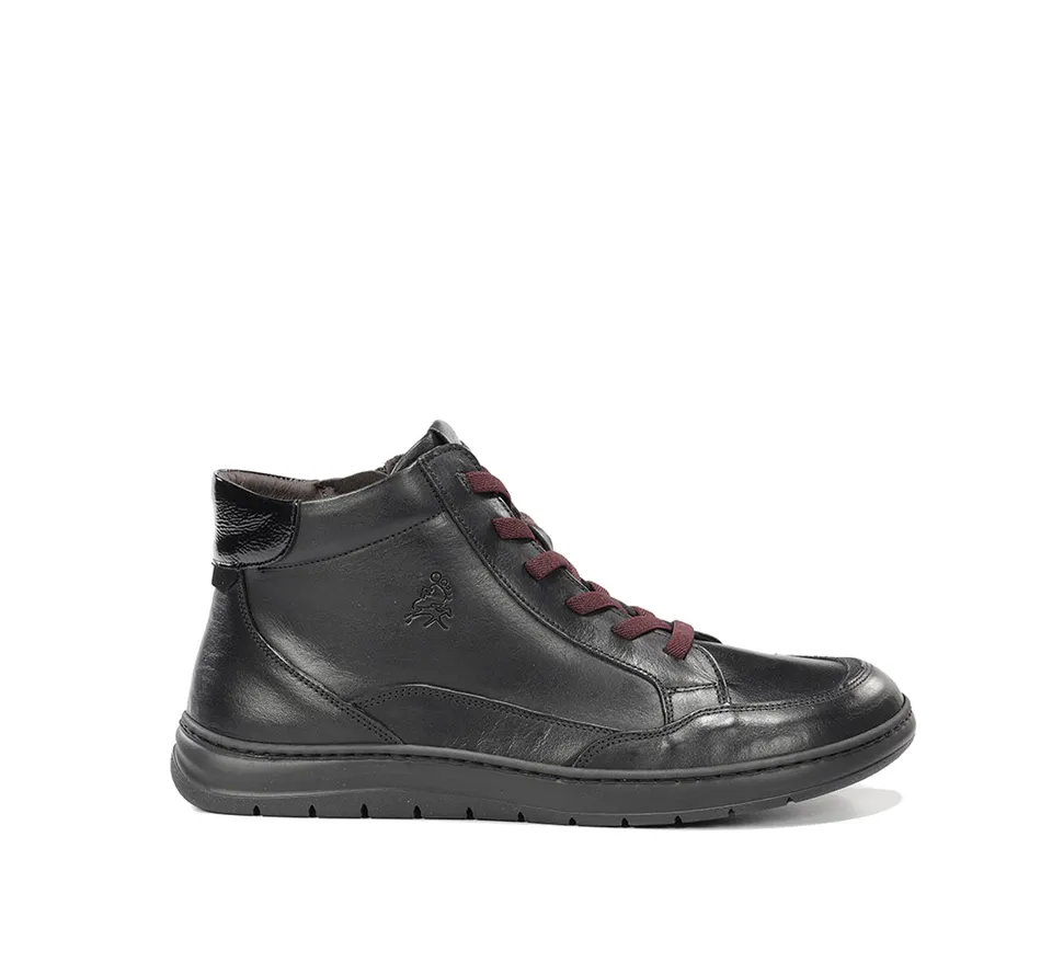 Fluchos Jungle F2553 Bottines Femme Noir Cuir
