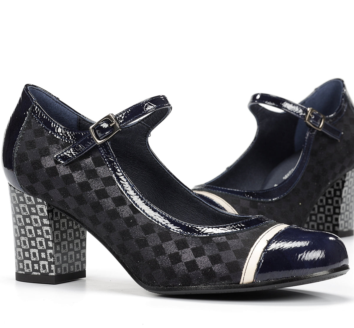 Dorking Rodin D8669 chaussure bleue femme cuir