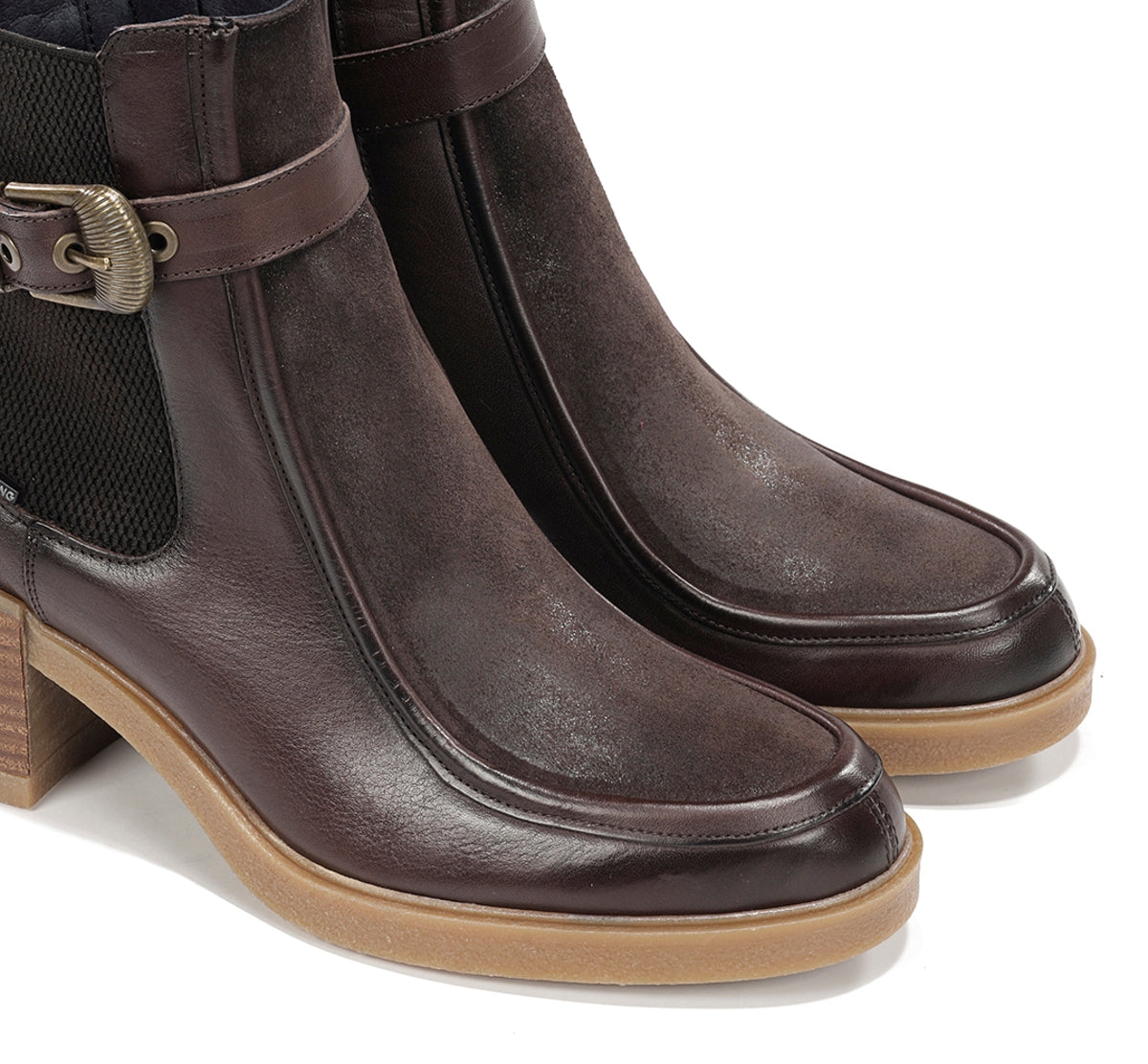 Dorking by Fluchos Aroma D9755 bottines marron cuir femme