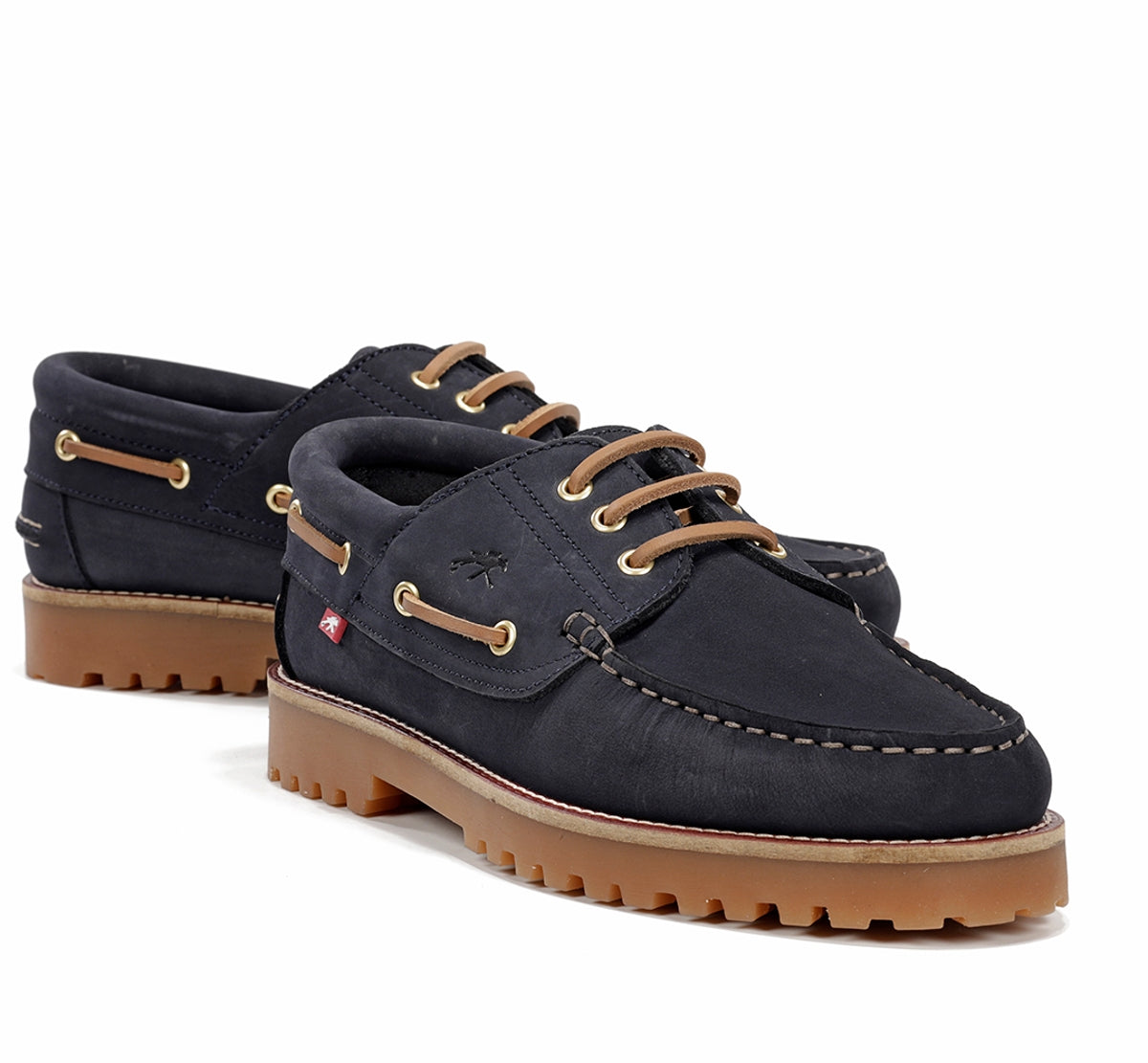 Fluchos Scott F0054 chaussures bateau homme bleu