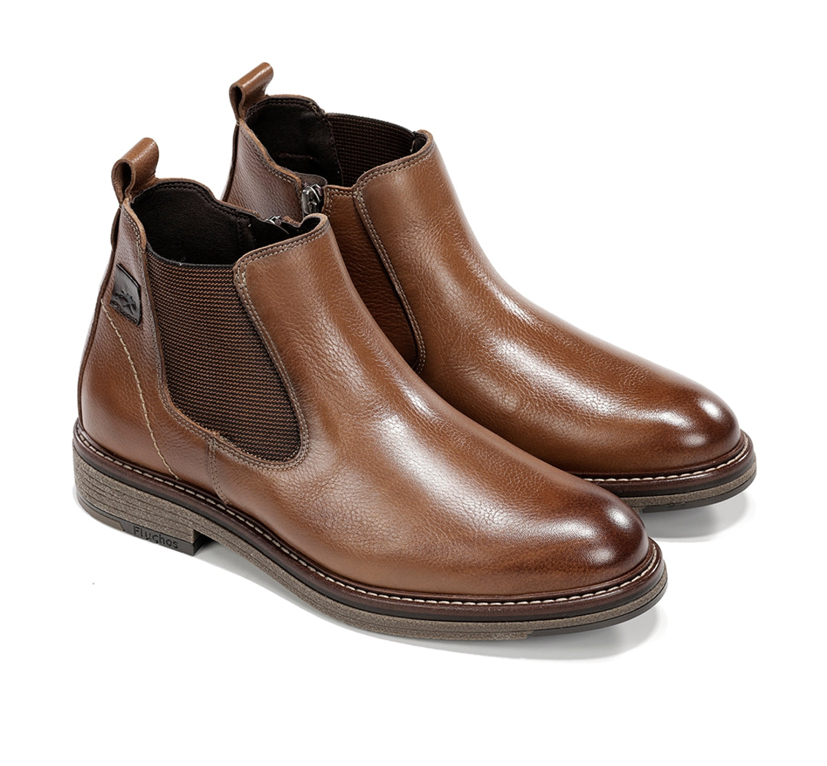 Fluchos Botines Kasper F1817 bottines marron cuir