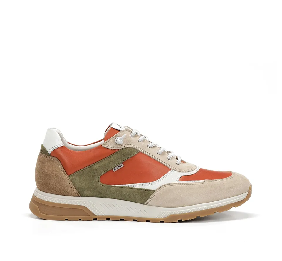 Fluchos Louis F2192 baskets orange homme cuir
