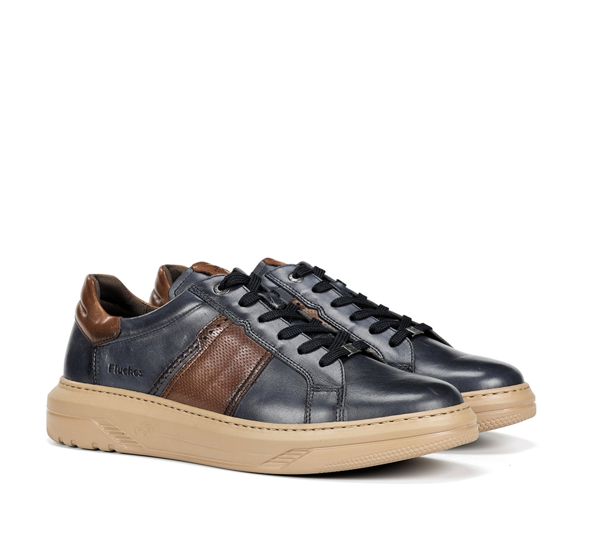 Fluchos Boston F2043 basket homme bleu souple