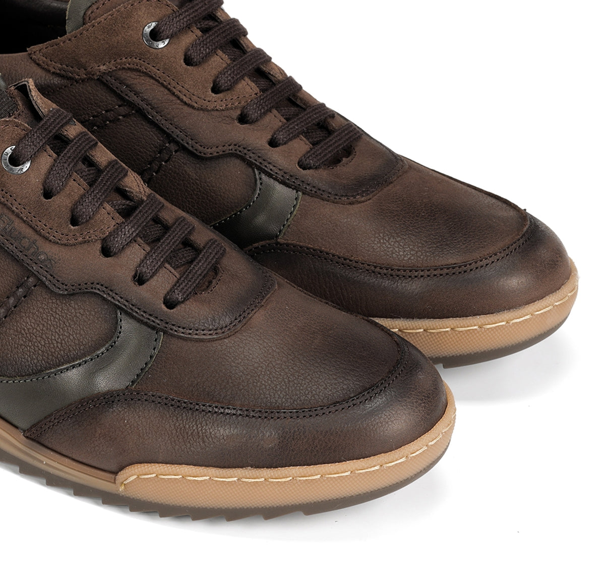Fluchos Elder F2272 basket marron homme cuir large