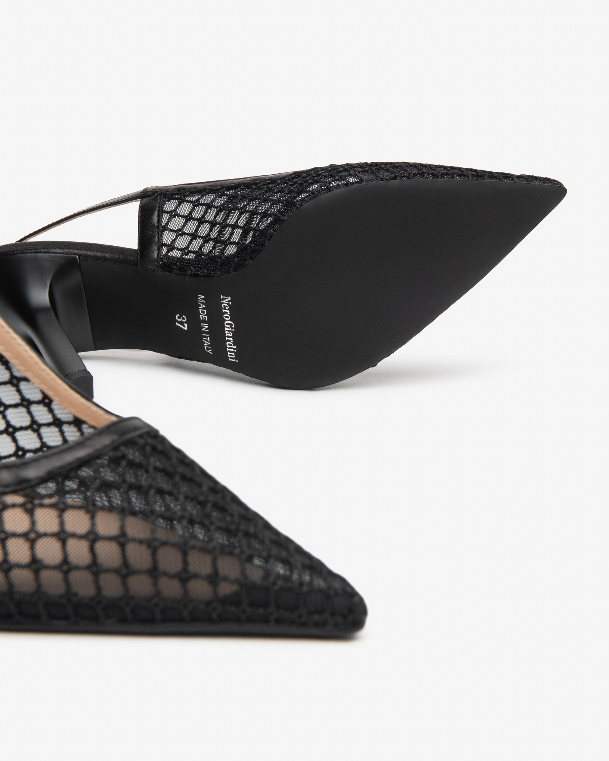 Nero Giardini Slingback Escarpins Femme Cuir et Toile