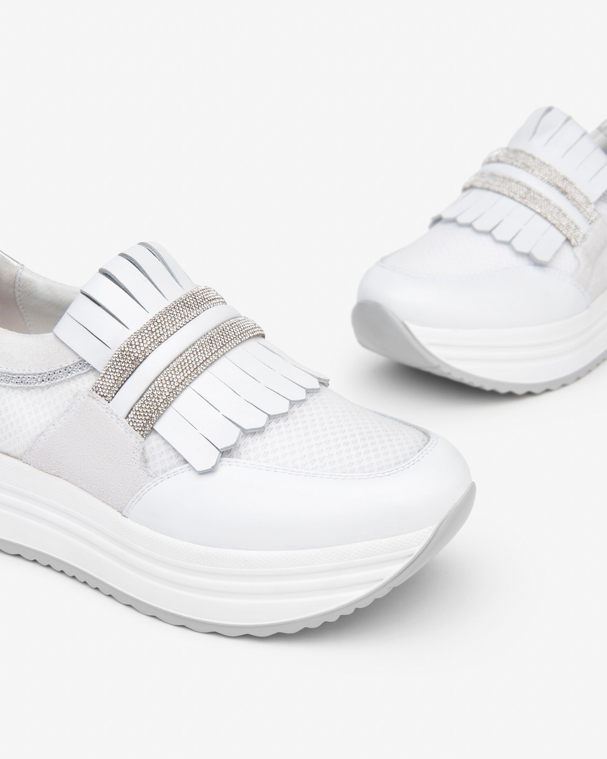 Nero Giardini Sneakers baskets femme cuir et daim