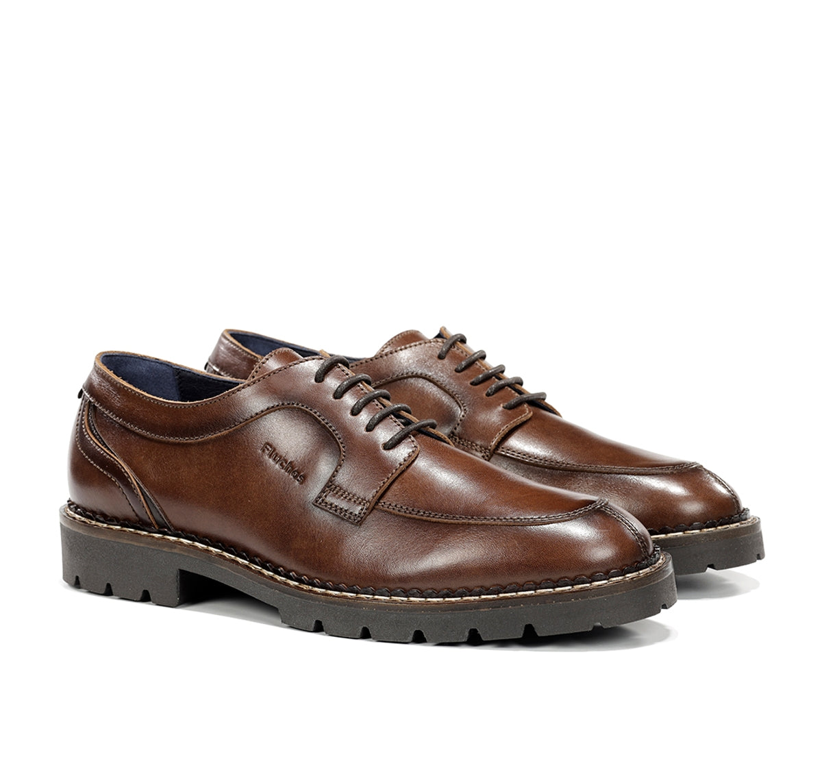 Fluchos Smith F2540 derbies marron cuir homme cousues